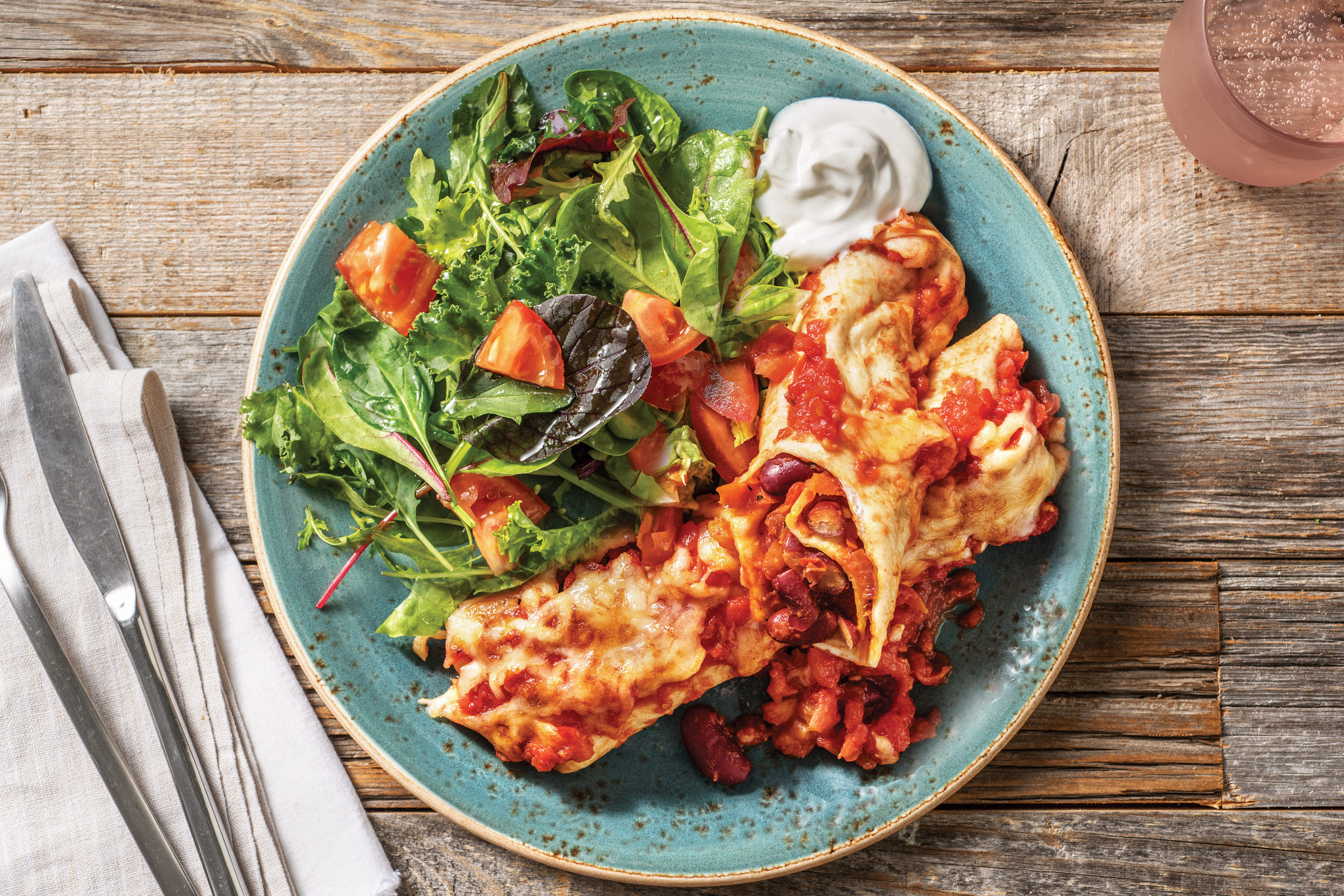 Mexican Veggie & Bean Enchiladas Recipe HelloFresh