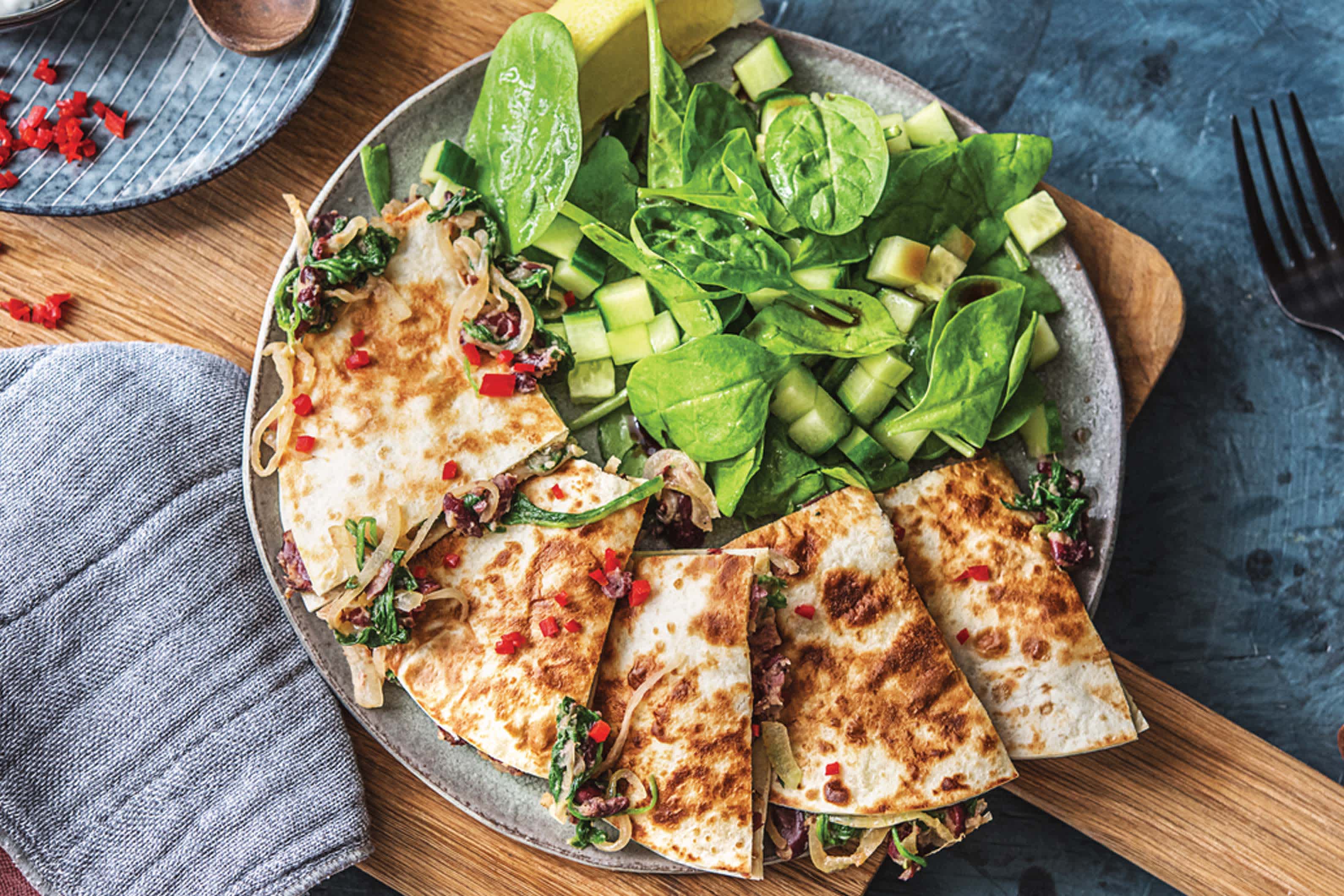Cheesy Bean Quesadilla Recipe HelloFresh