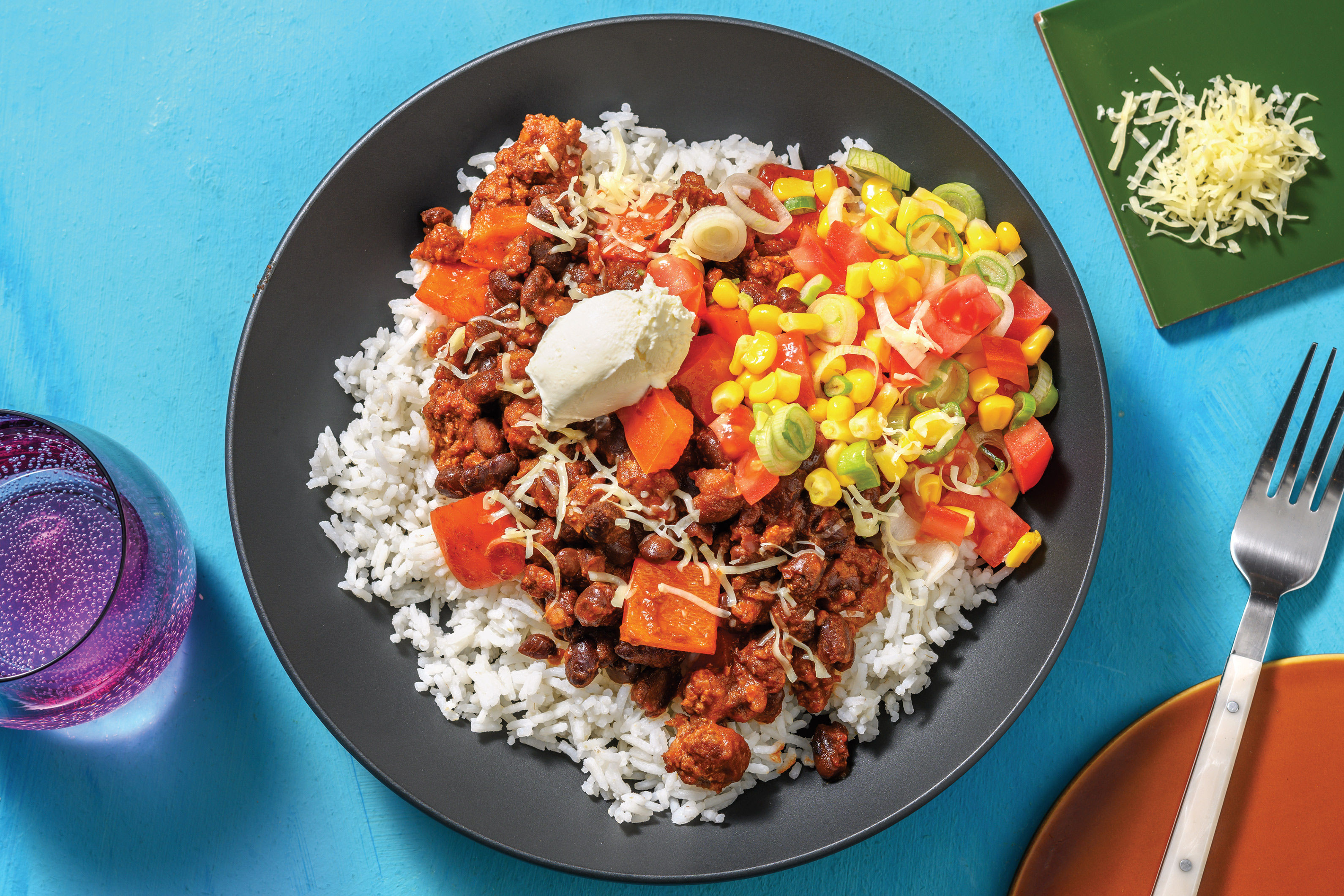TexMex Beef & Black Bean Chilli Recipe HelloFresh
