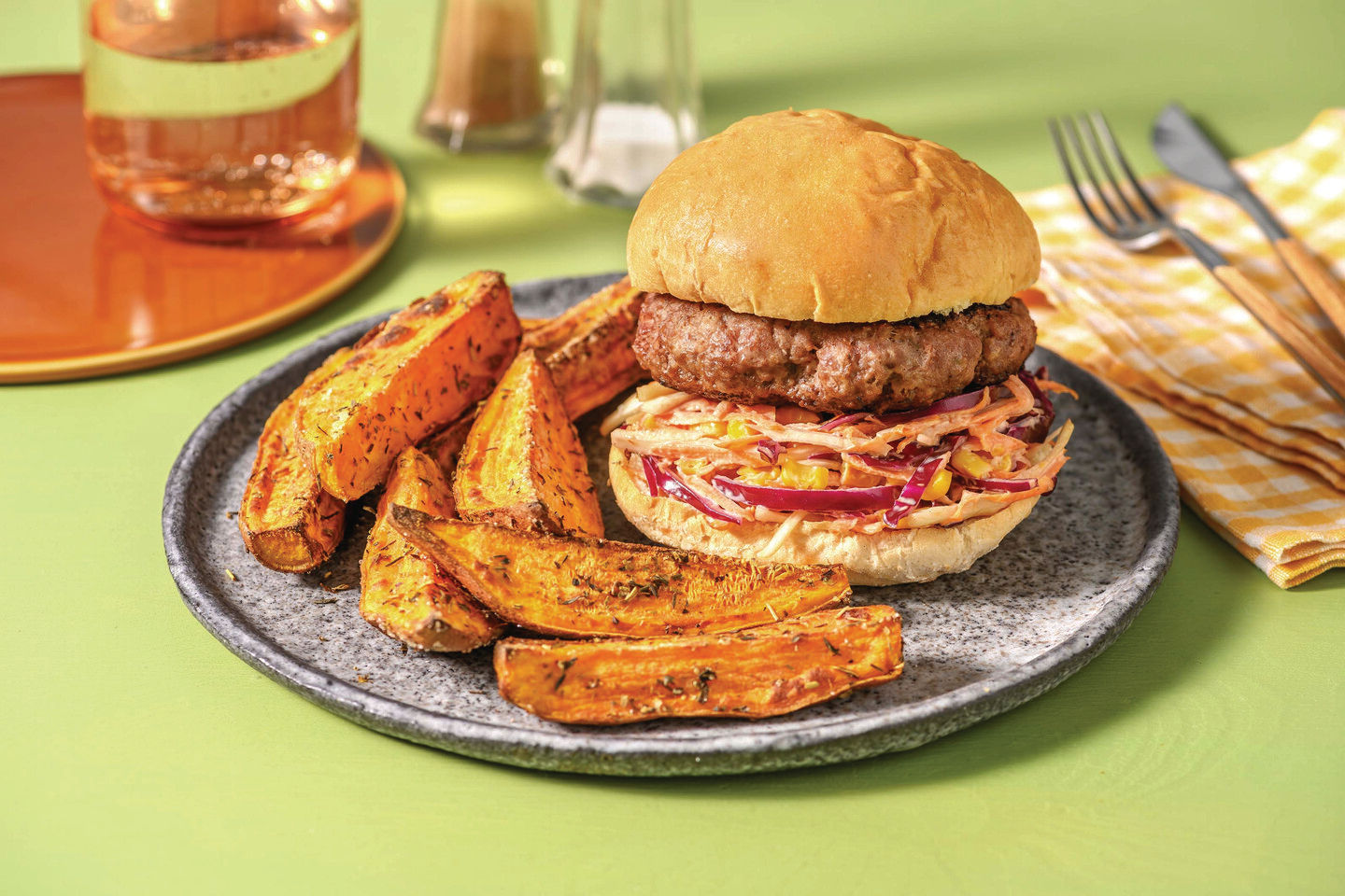 Easy Mexican Beef Burger Recipe HelloFresh