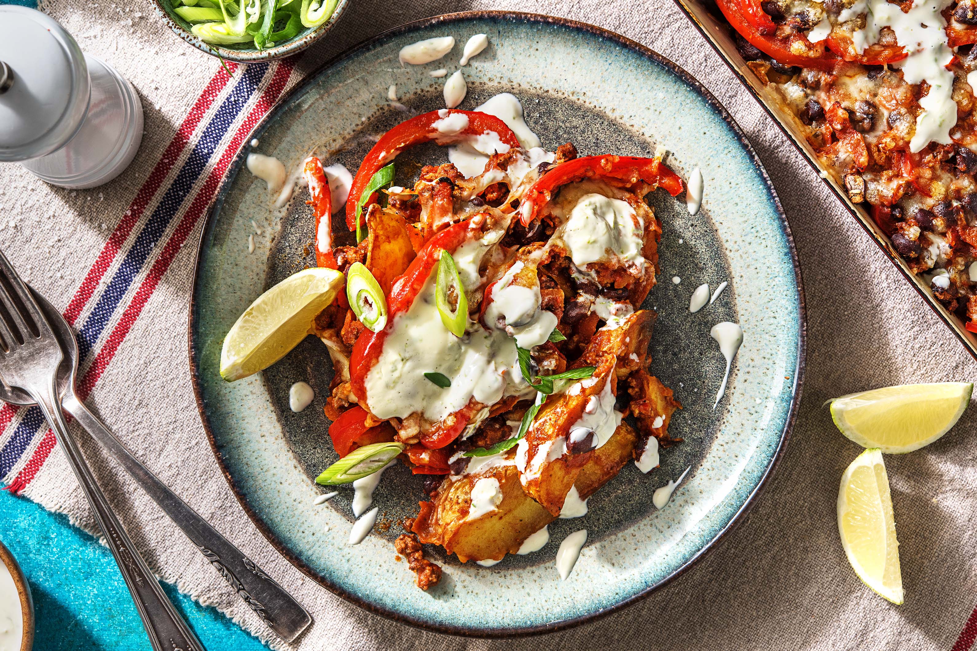 Mexican Beef Loaded Wedges Recipe Hellofresh