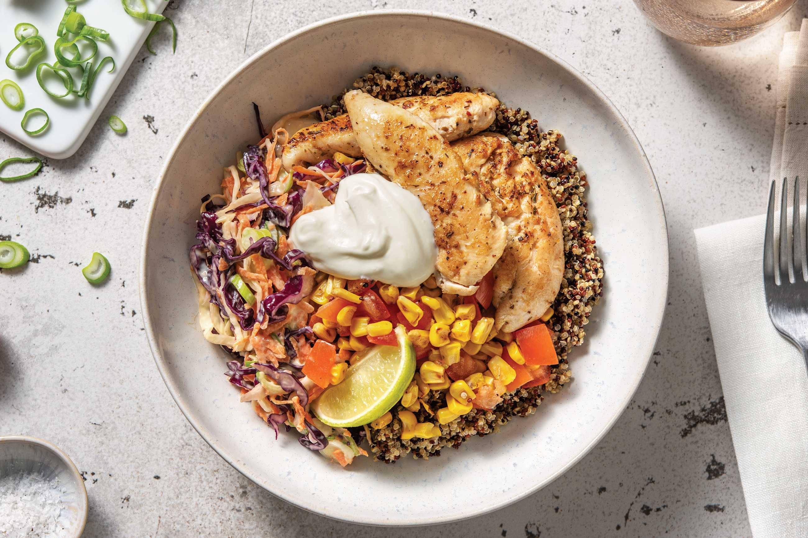 Fiesta Lime Chicken & Wild Rice Bowl Recipe | HelloFresh