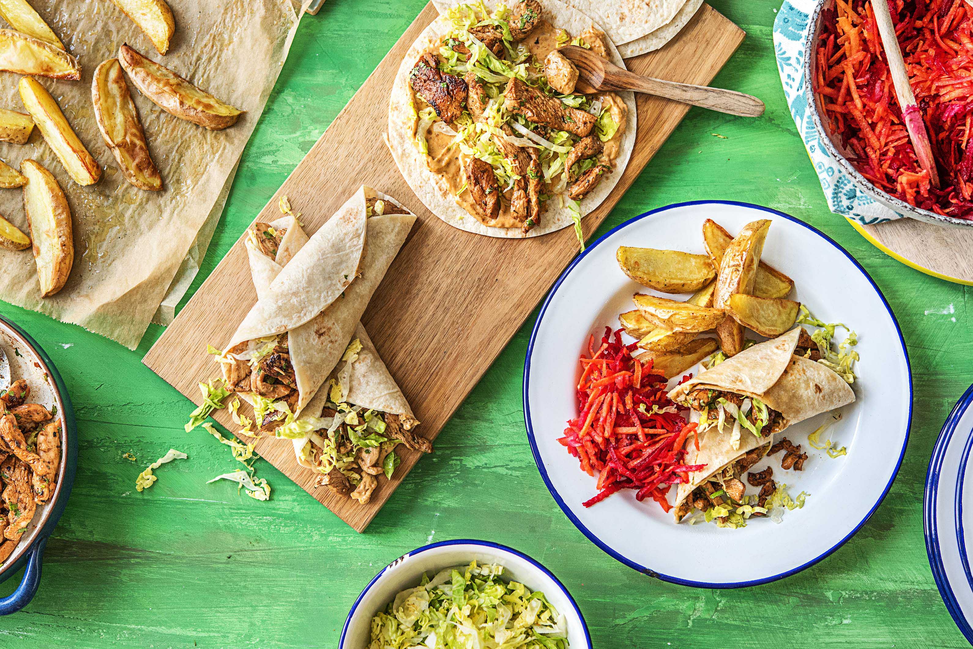 Mexican Chicken Wraps Recipe HelloFresh