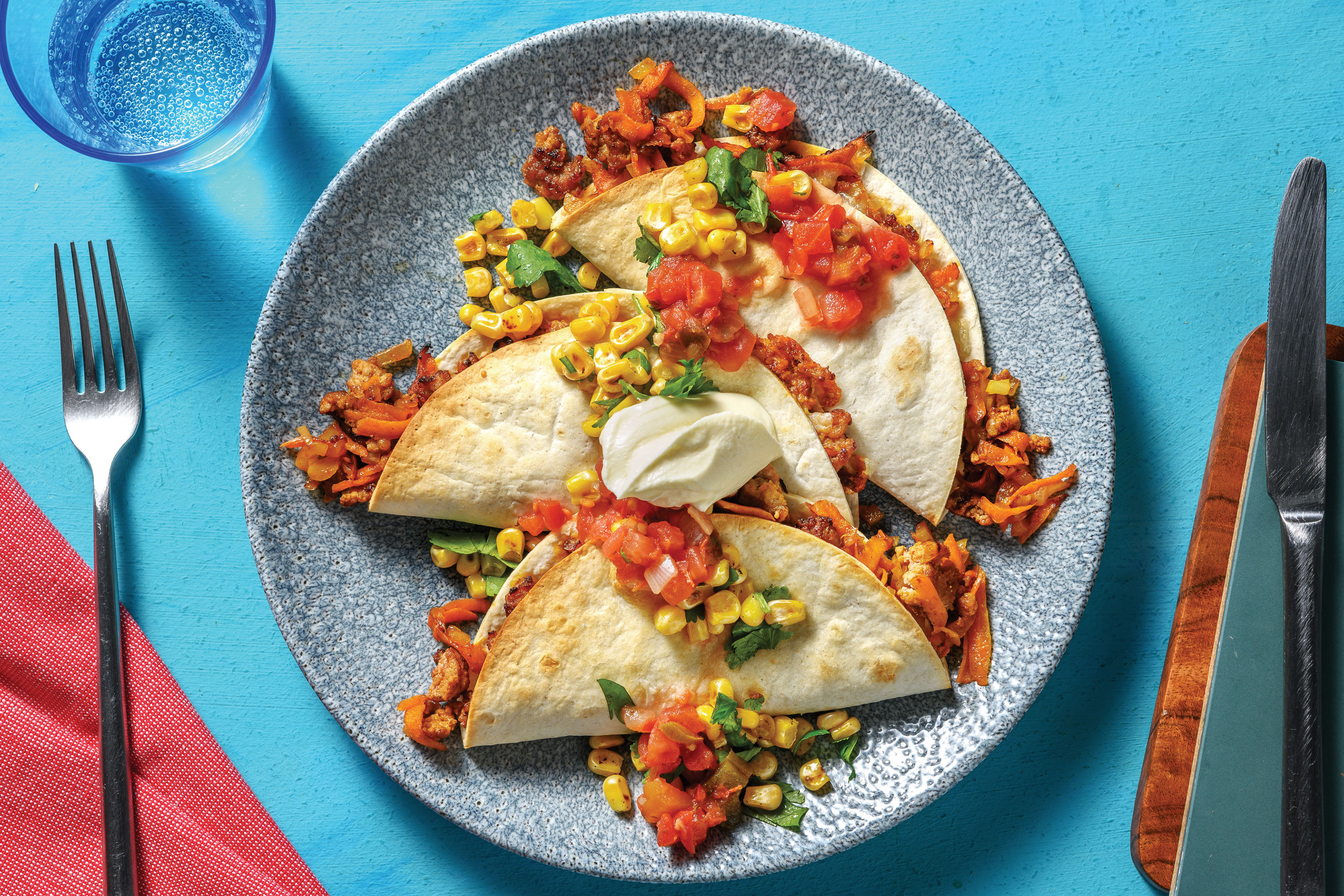 Quick Mexican Pork Quesadillas Recipe HelloFresh