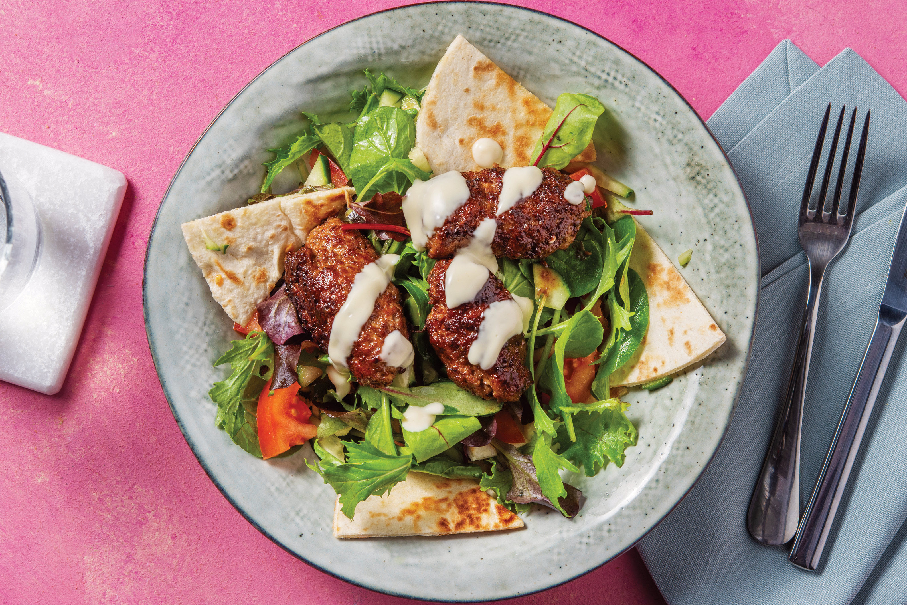 Middle Eastern HoneyGlazed Lamb Koftas Recipe HelloFresh