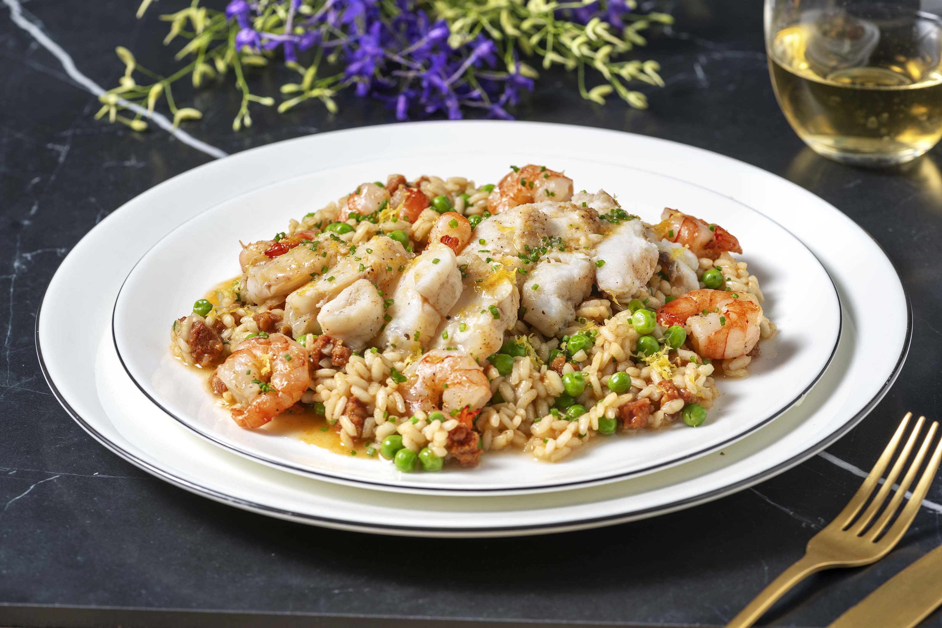 Monkfish, Prawn and Chorizo Paella Recipe HelloFresh