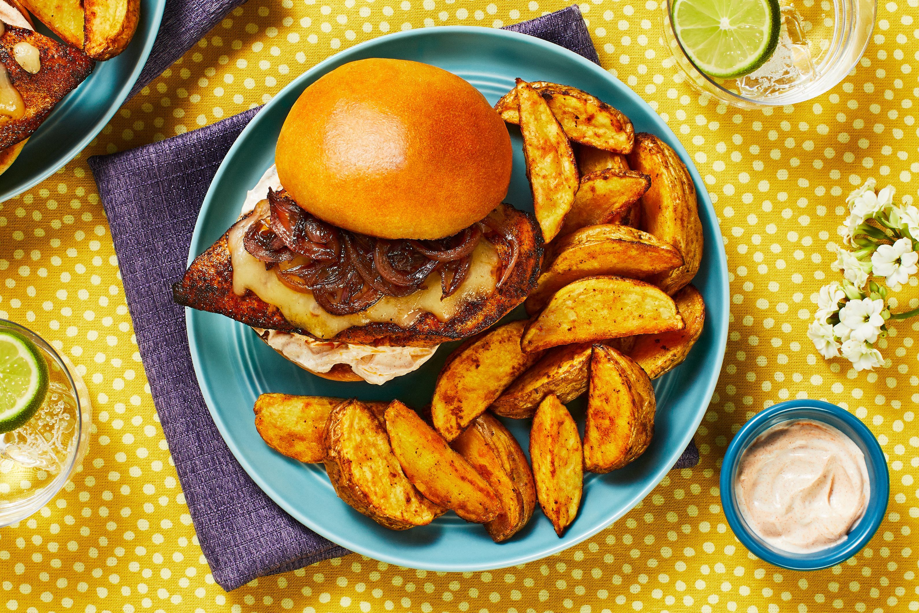 Cheesy Chicken Sandwich Recipe HelloFresh