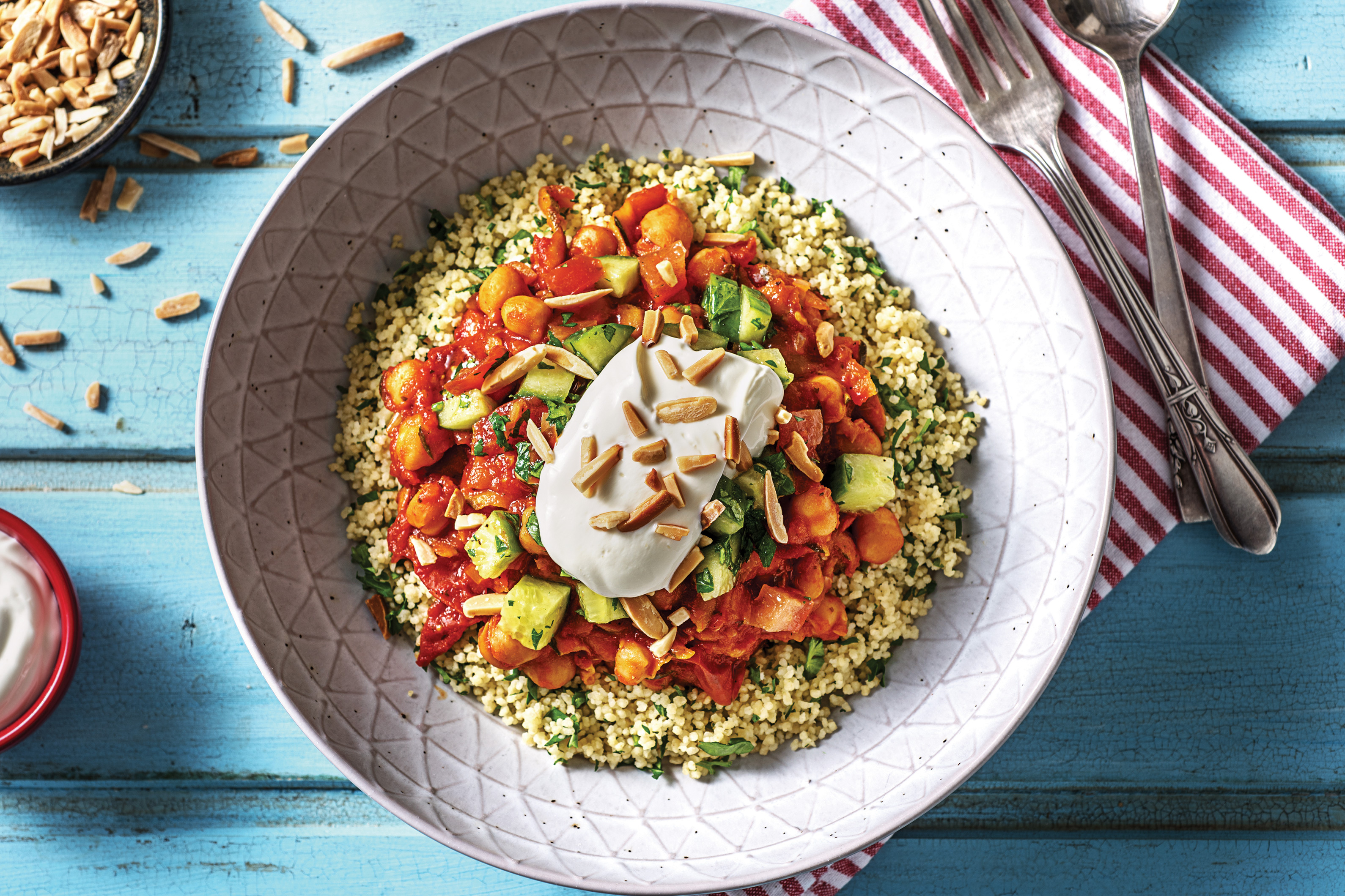 Moroccan Chickpea Tagine With Parsley Couscous Recipe Hellofresh