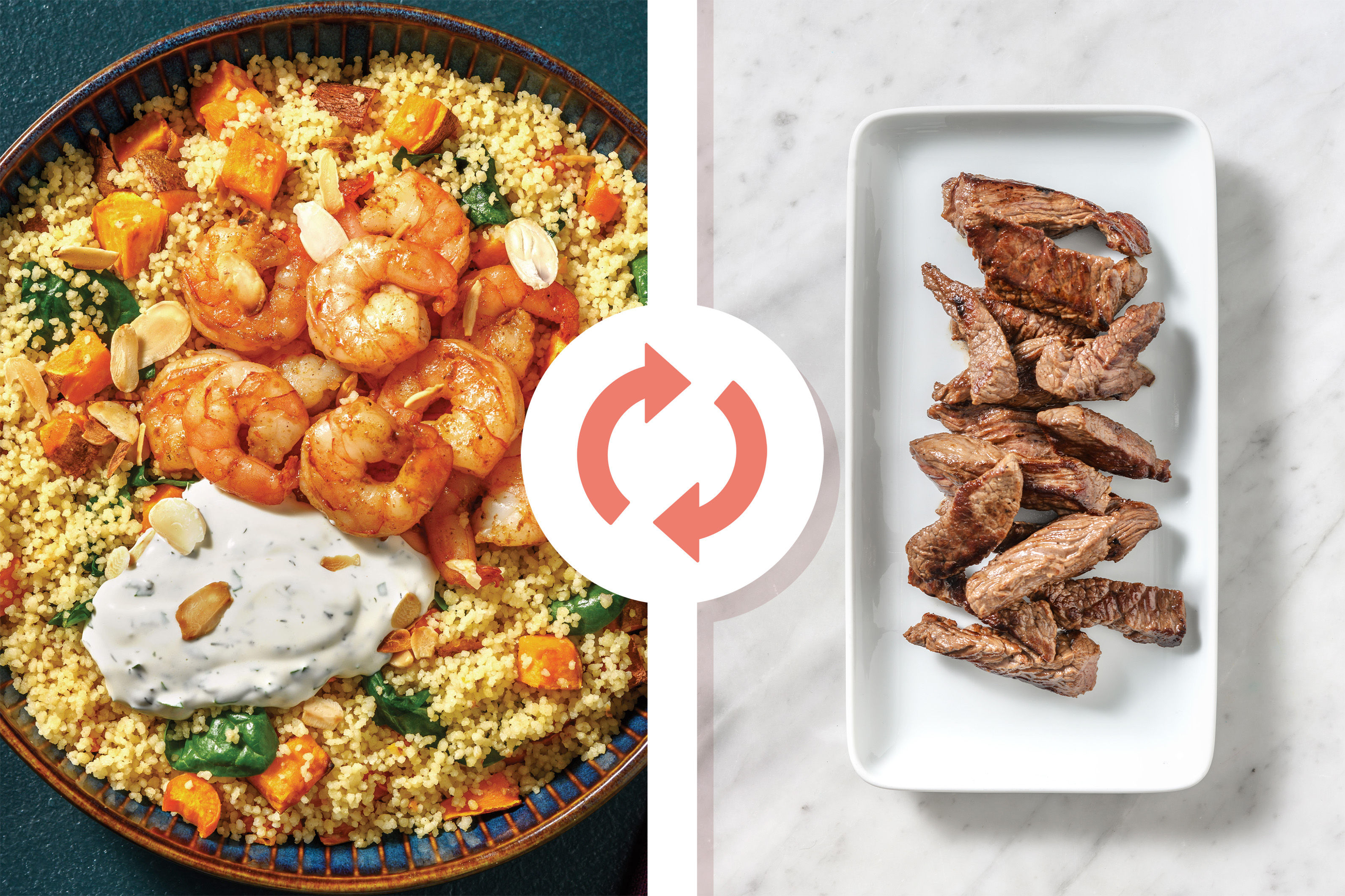 Moroccan Beef Strips & Roast Veggie Couscous Recipe HelloFresh