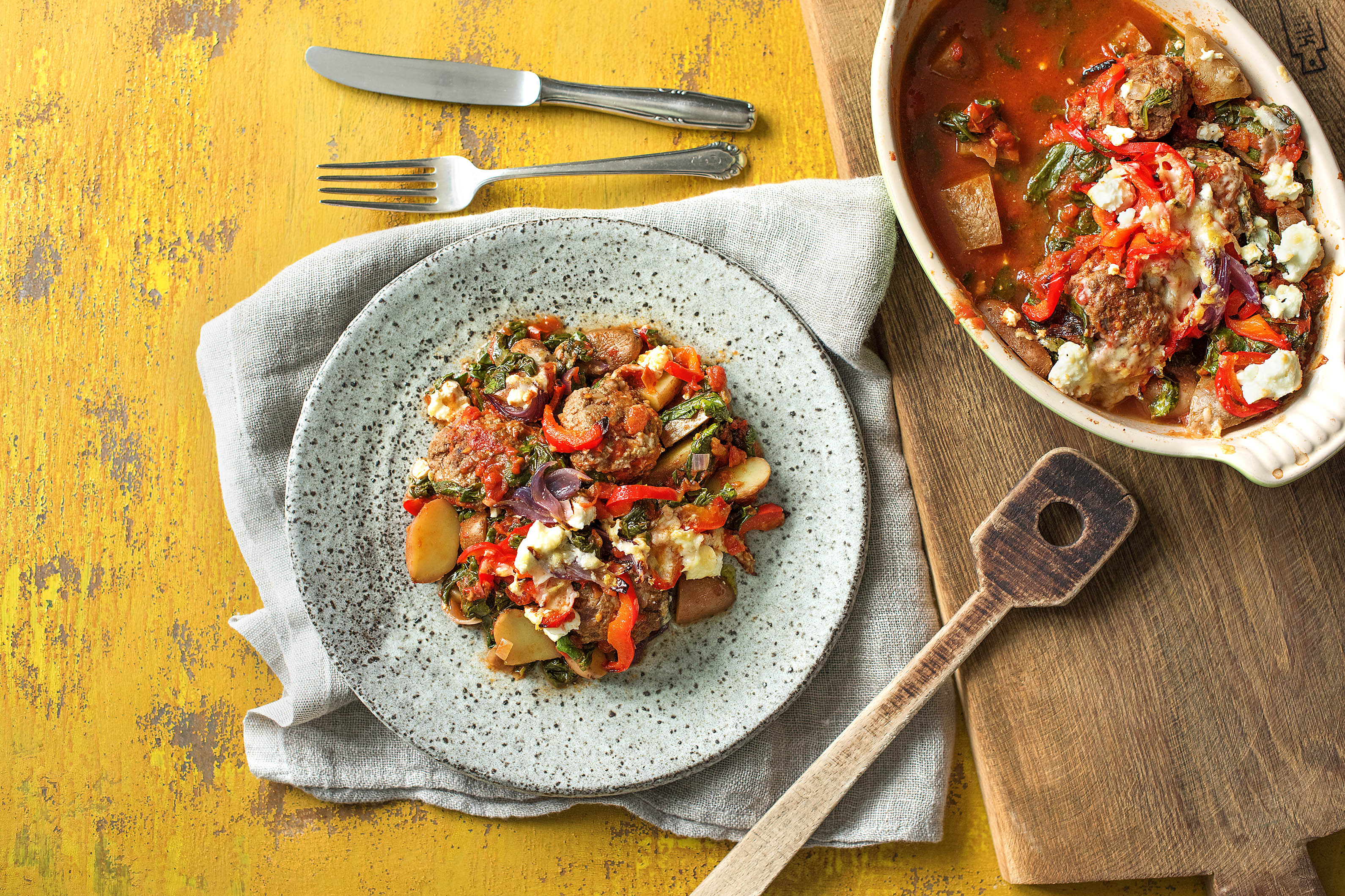 Moroccan Meatball Potato Bake Recipe HelloFresh