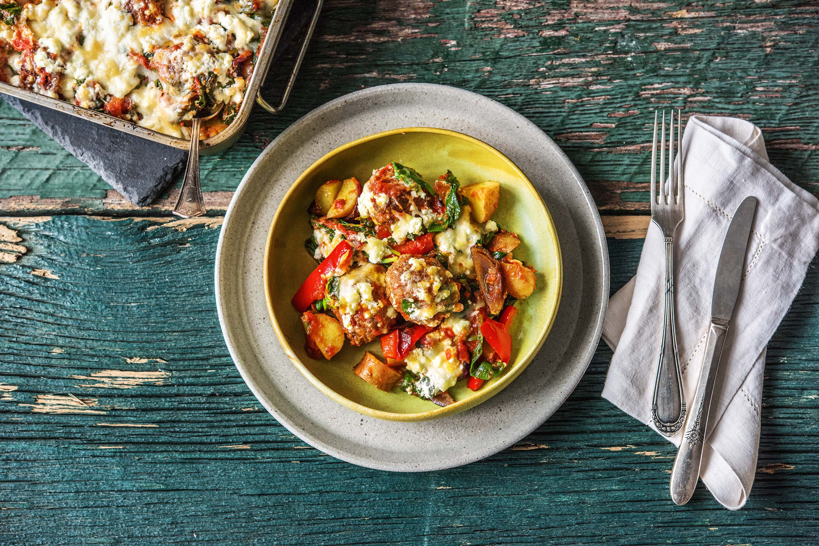 Moroccan Meatball Potato Bake Recipe HelloFresh