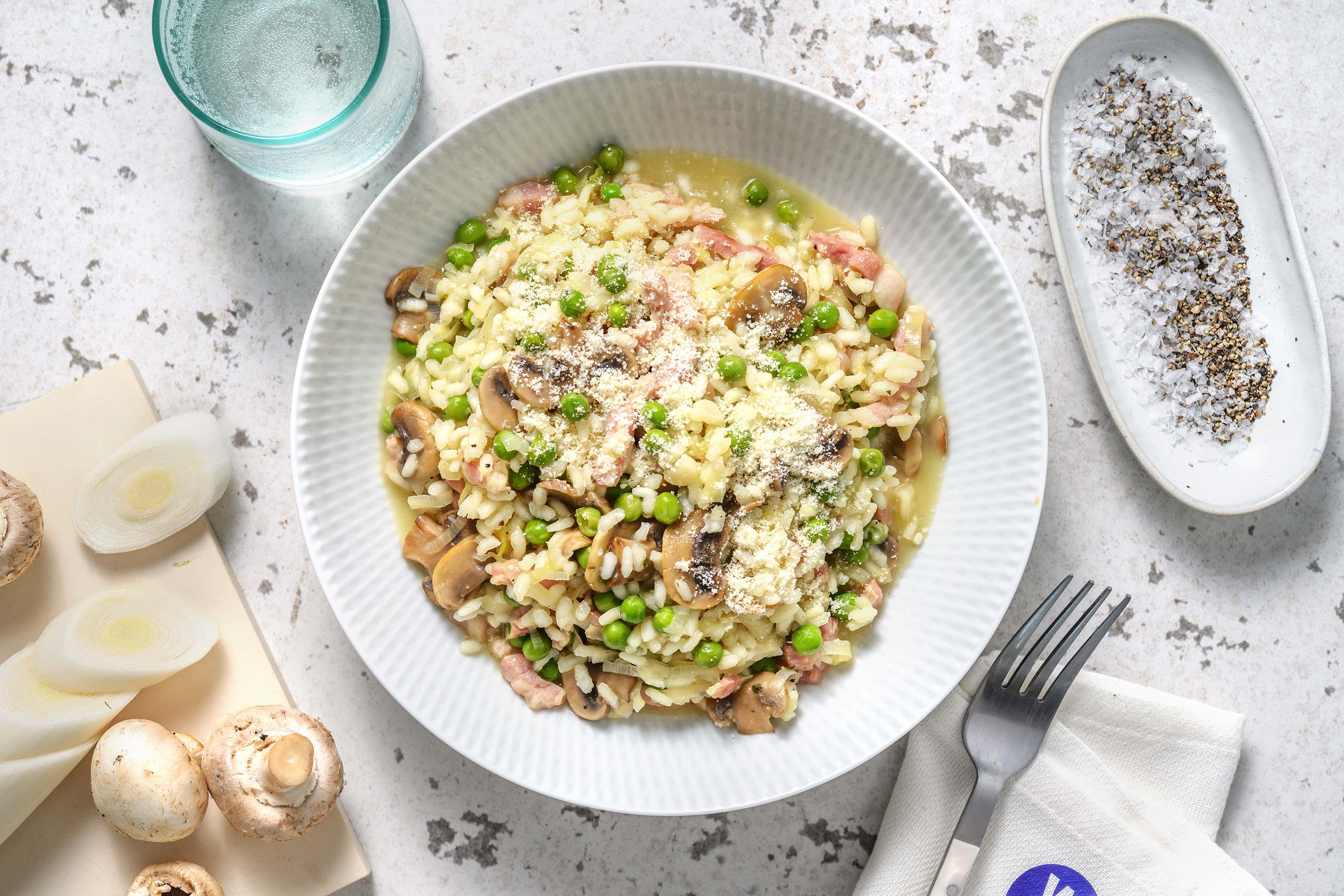 Mushroom and Bacon Risotto Recipe HelloFresh
