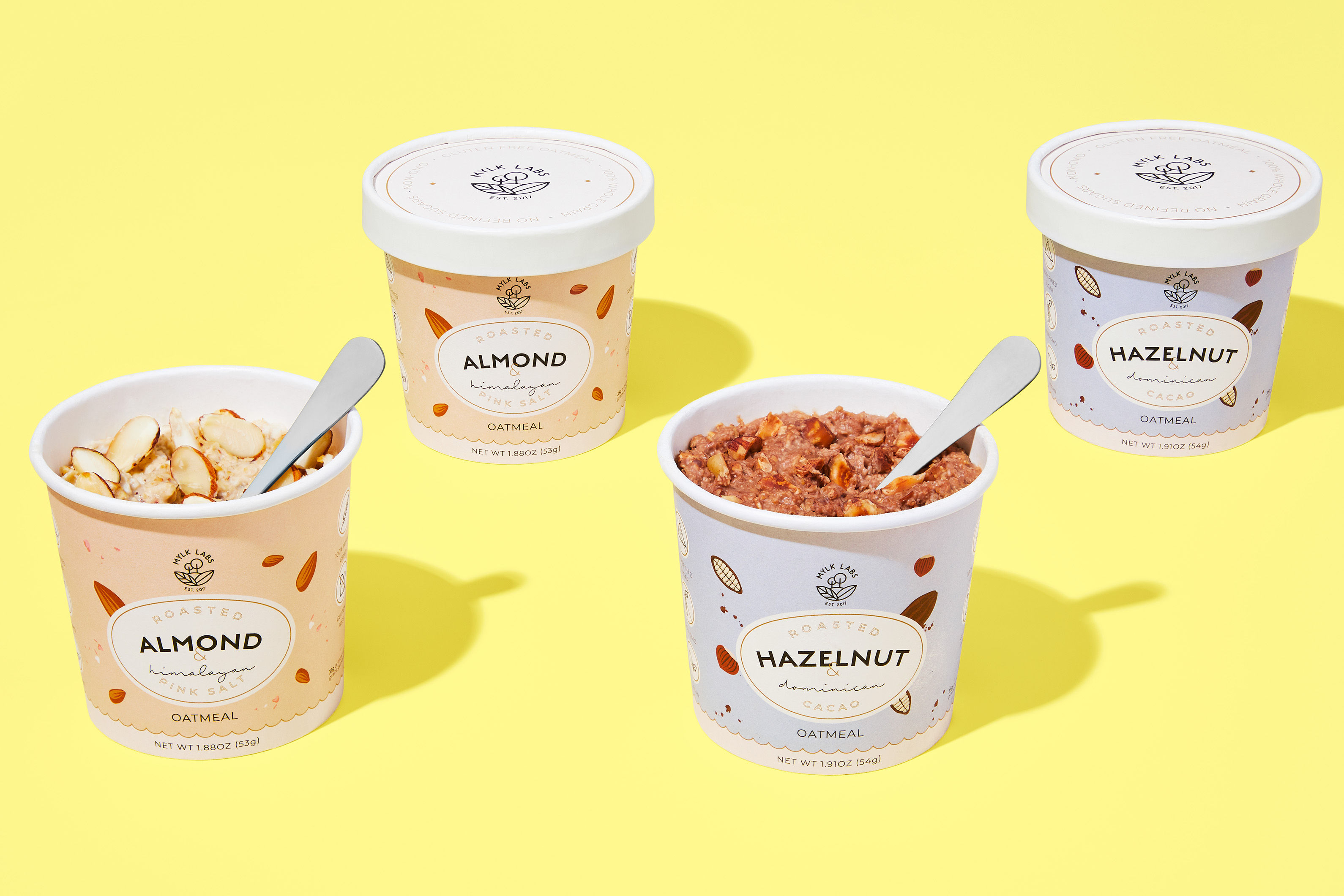 Mylk Labs Almond & Hazelnut Oatmeal Bundle Recipe HelloFresh