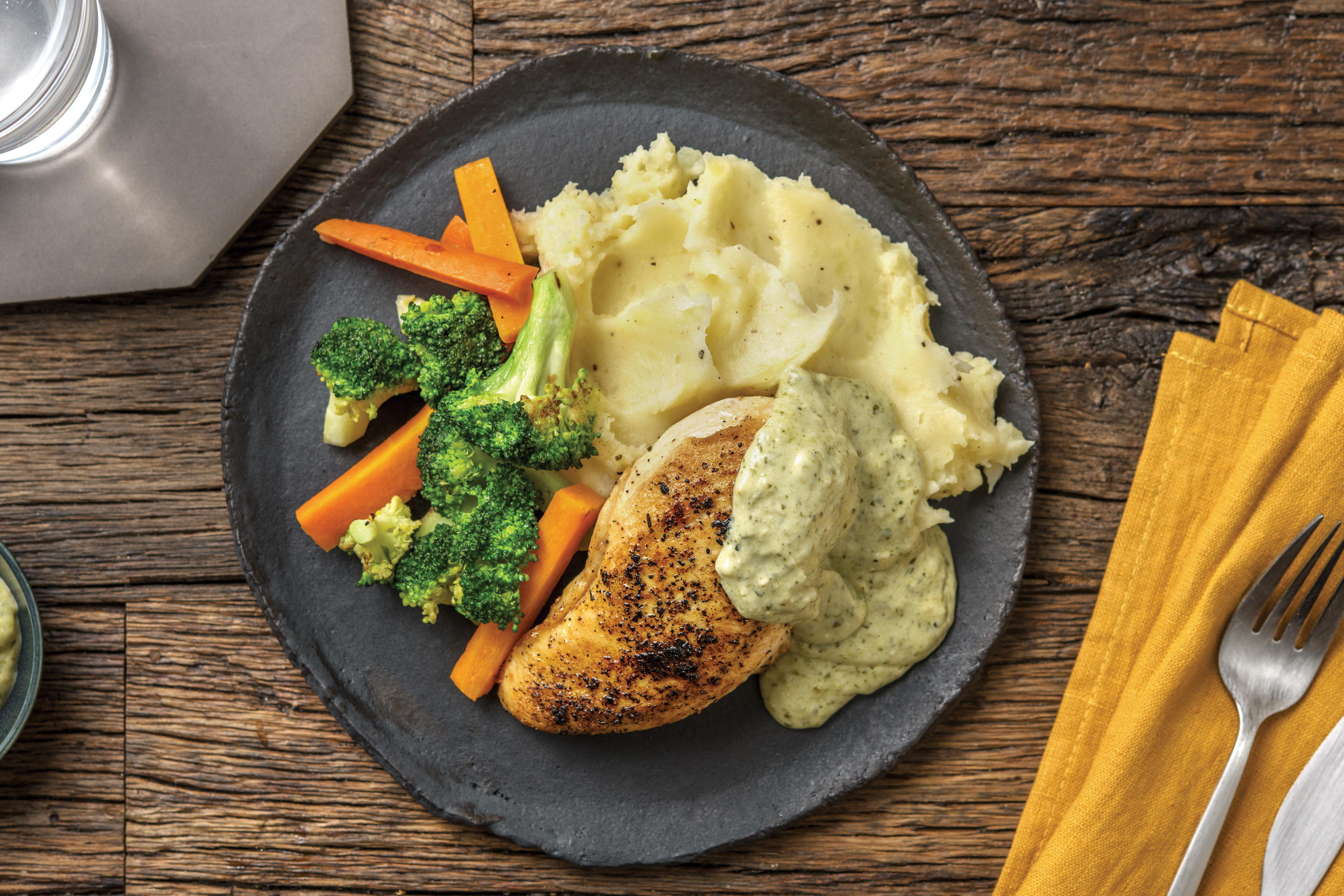 Nan's Chicken & Creamy Pesto Sauce Recipe | HelloFresh