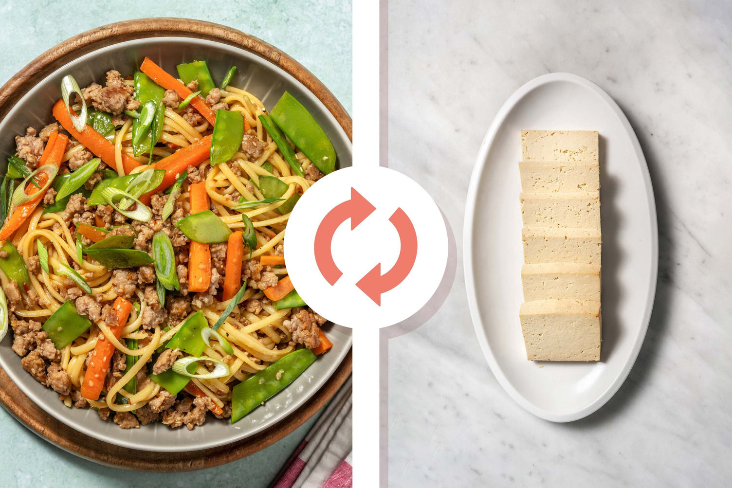Caramelized HoneyGarlic Tofu Noodles Recipe HelloFresh