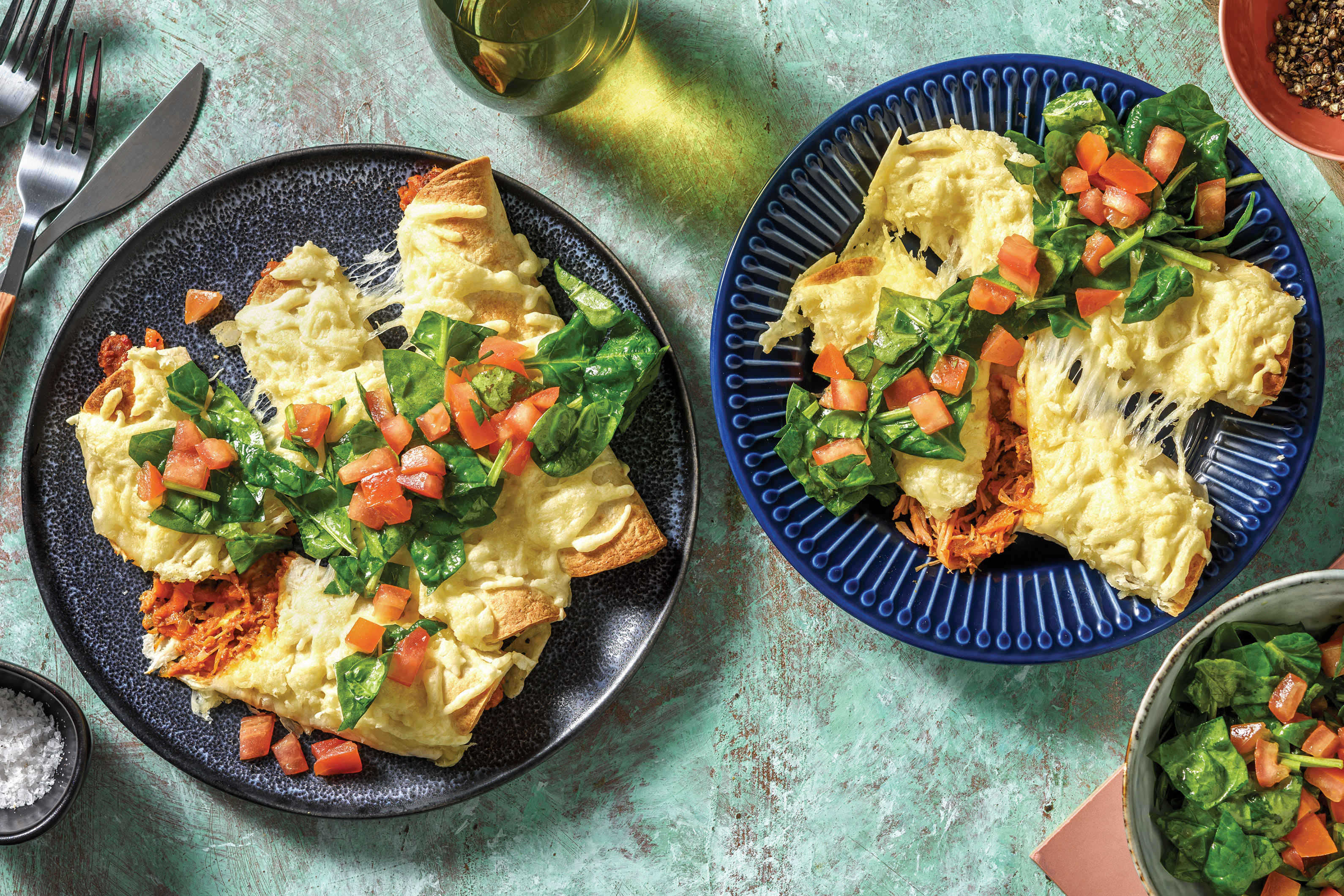 TexMex Cheesy Pulled Pork Enchiladas Recipe HelloFresh