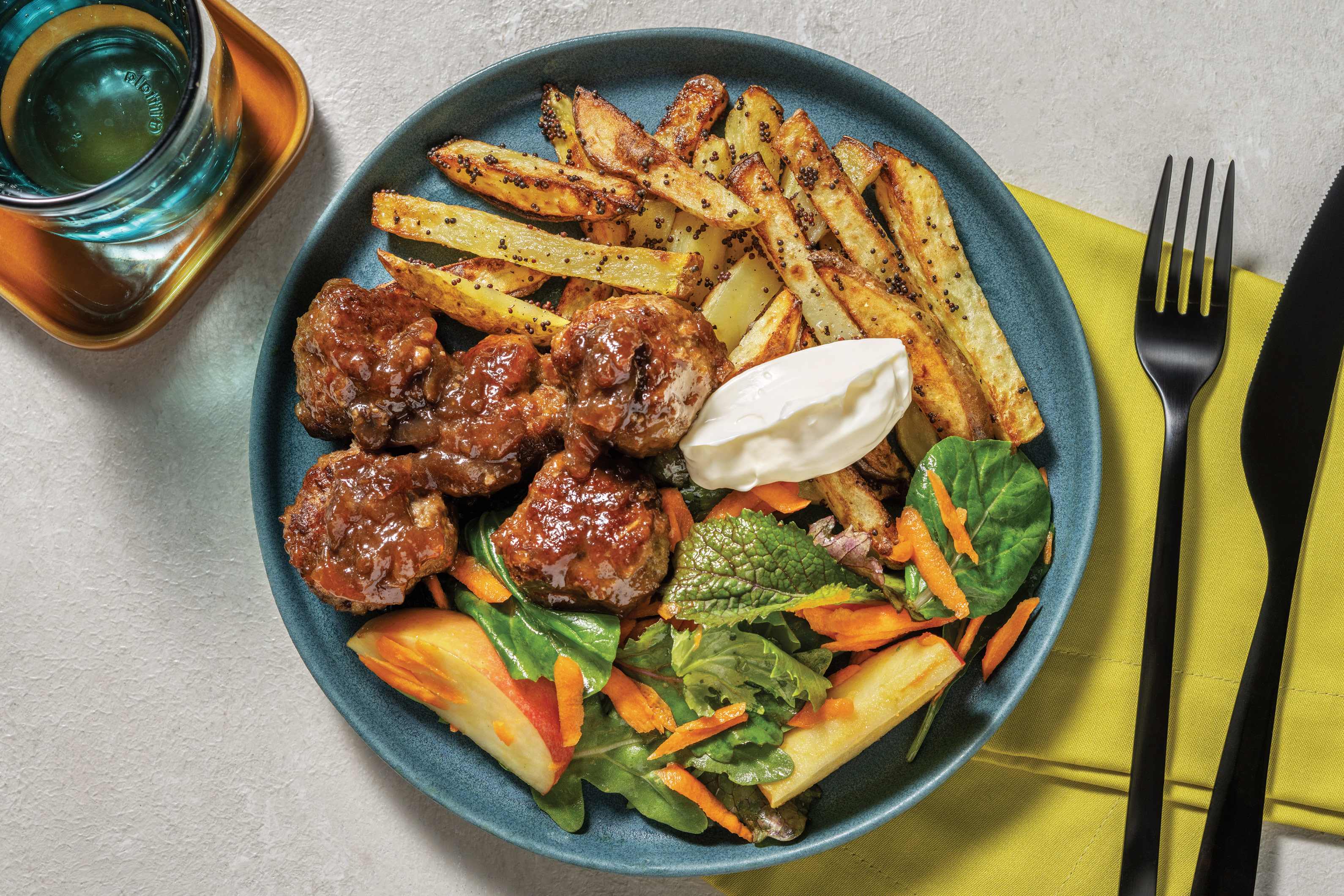 OnionGlazed Mumbai Beef Meatballs Recipe HelloFresh