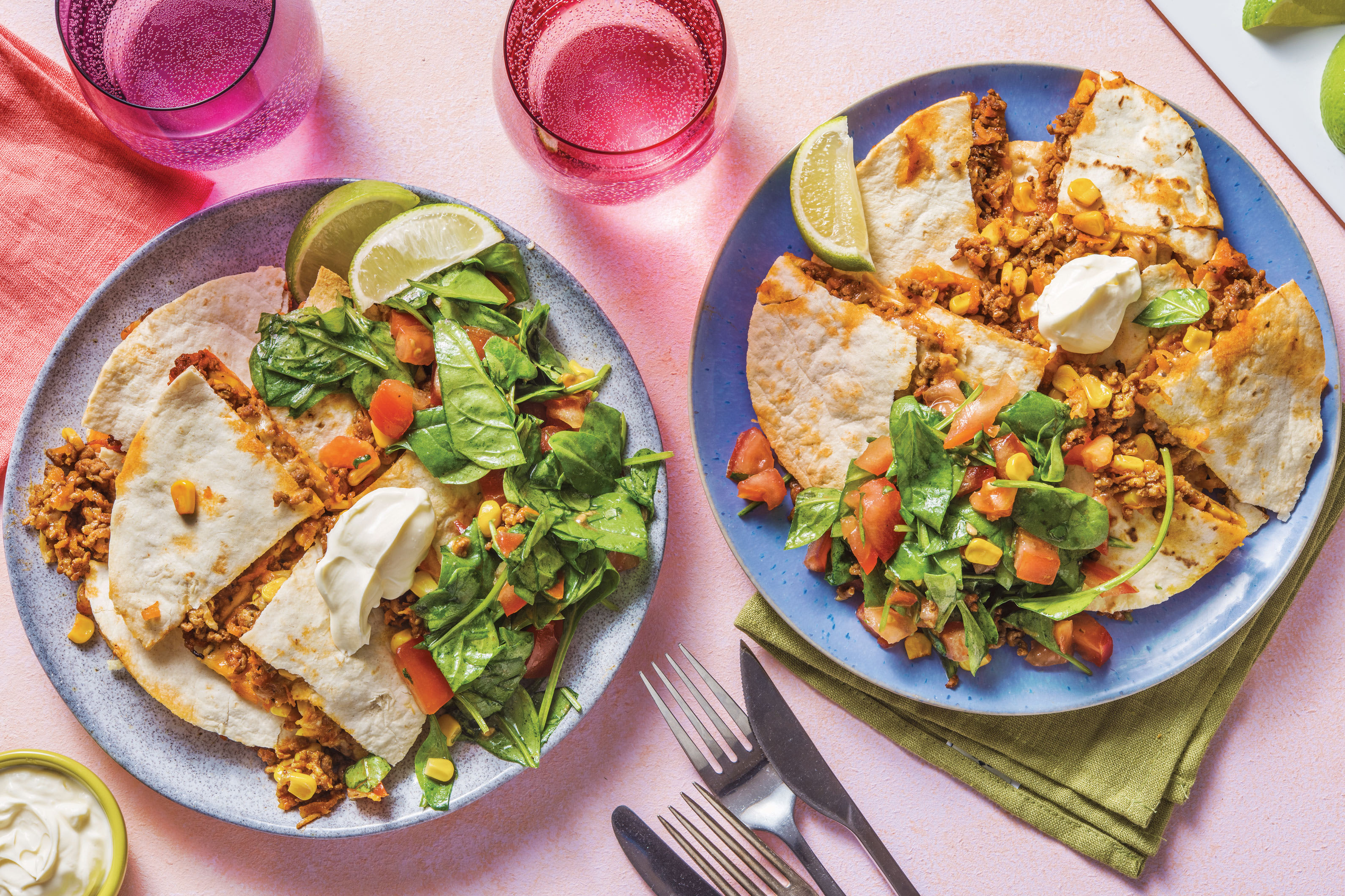 Cheesy Beef Cheat’s Quesadillas Recipe HelloFresh
