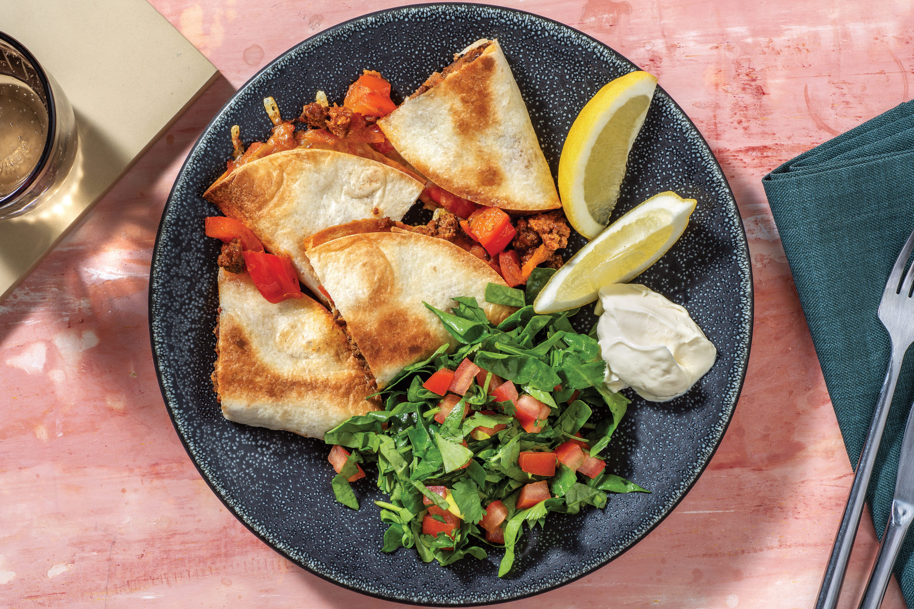 Baked Beef & Corn Quesadillas Recipe HelloFresh