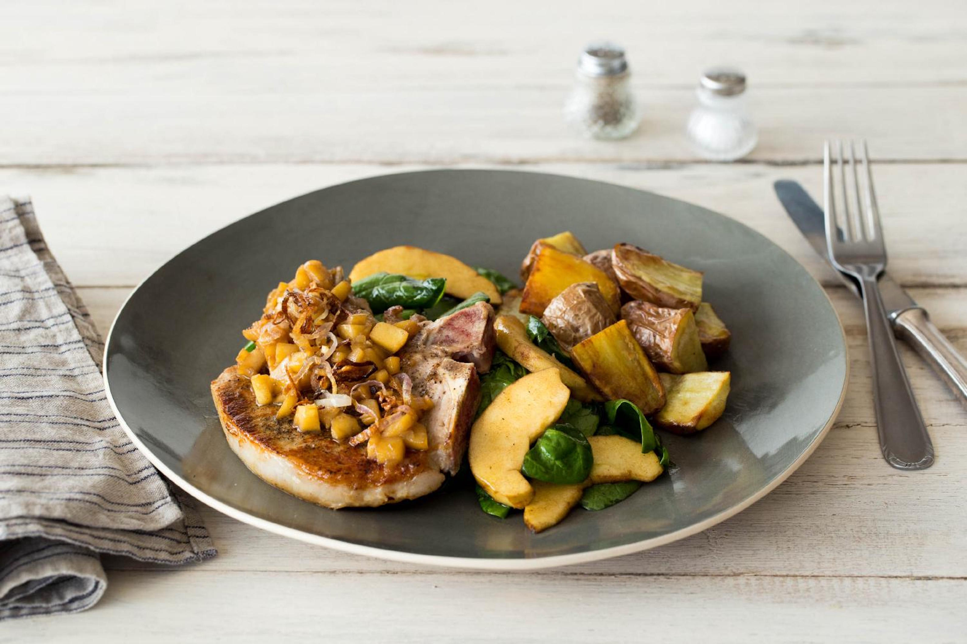 PanSeared Pork Chops Recipe HelloFresh