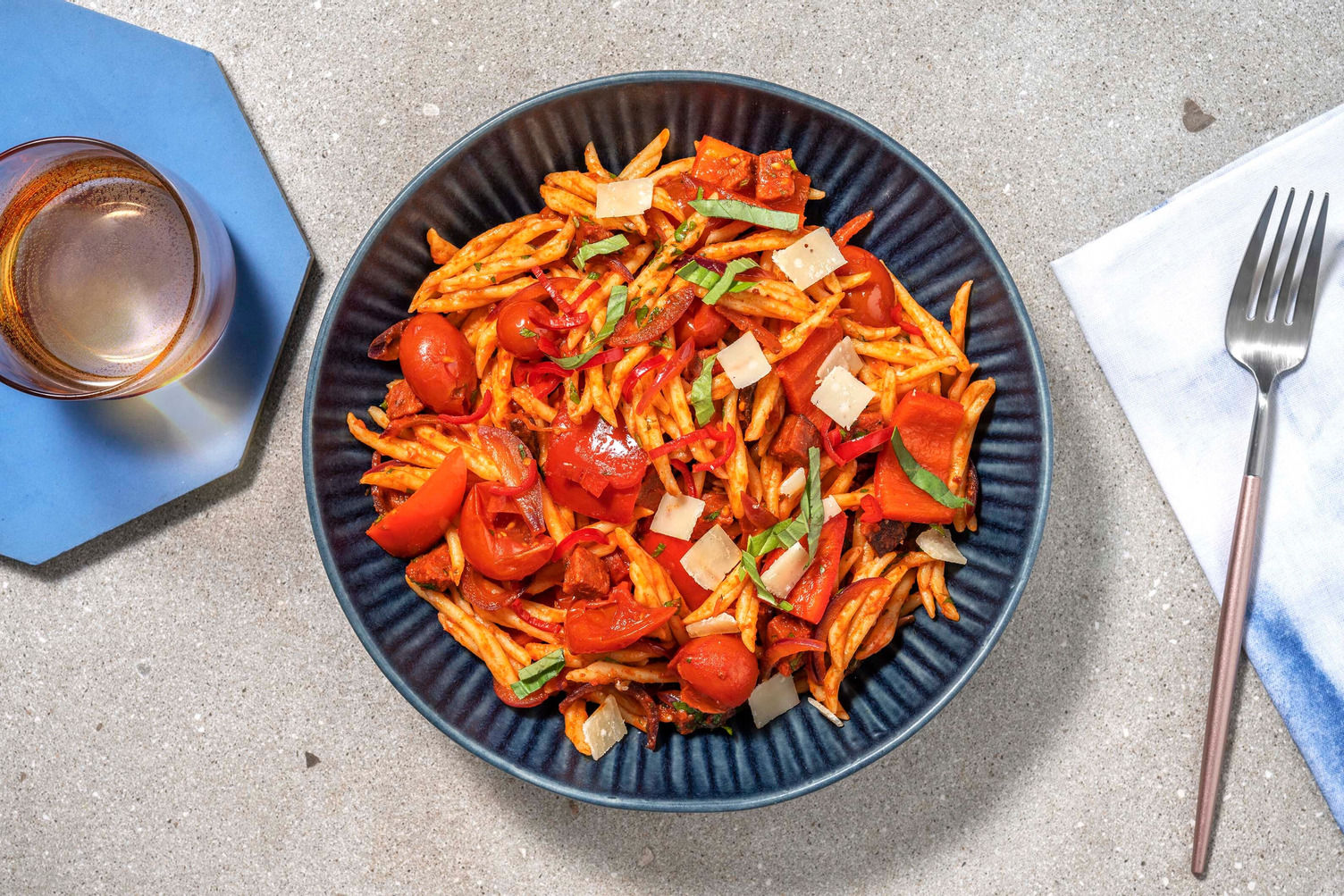 Feurige Strozzapreti Diavolo mit Bio-Rinderhack Rezept | HelloFresh