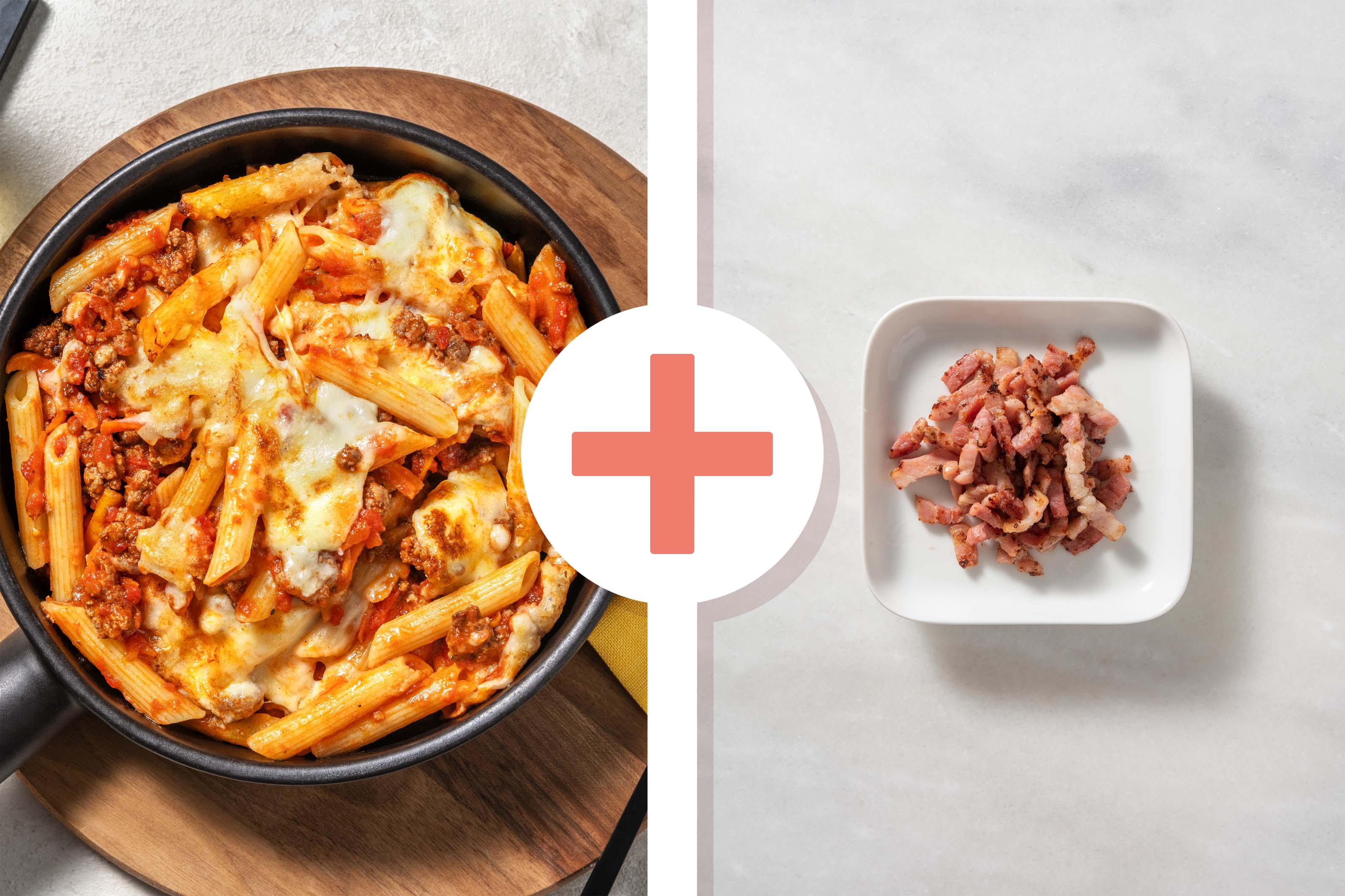 Penne Ragu Alforno with Bacon Lardons Recipe | HelloFresh