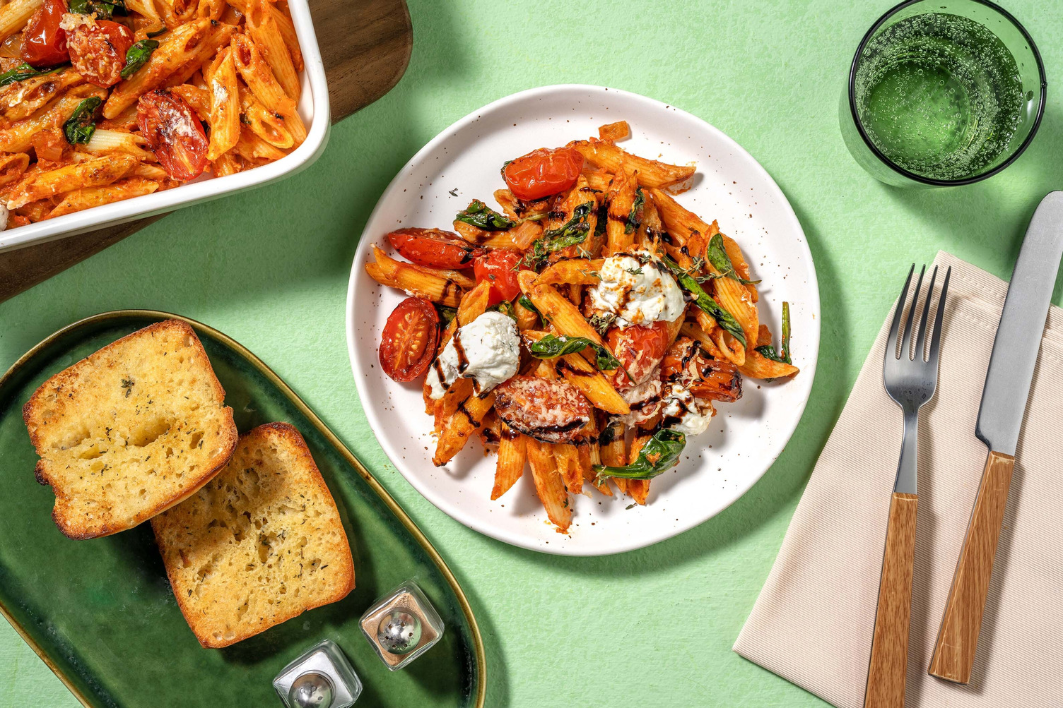 Sun-Dried Tomato Pesto, Beef and Ricotta Penne Recipe | HelloFresh