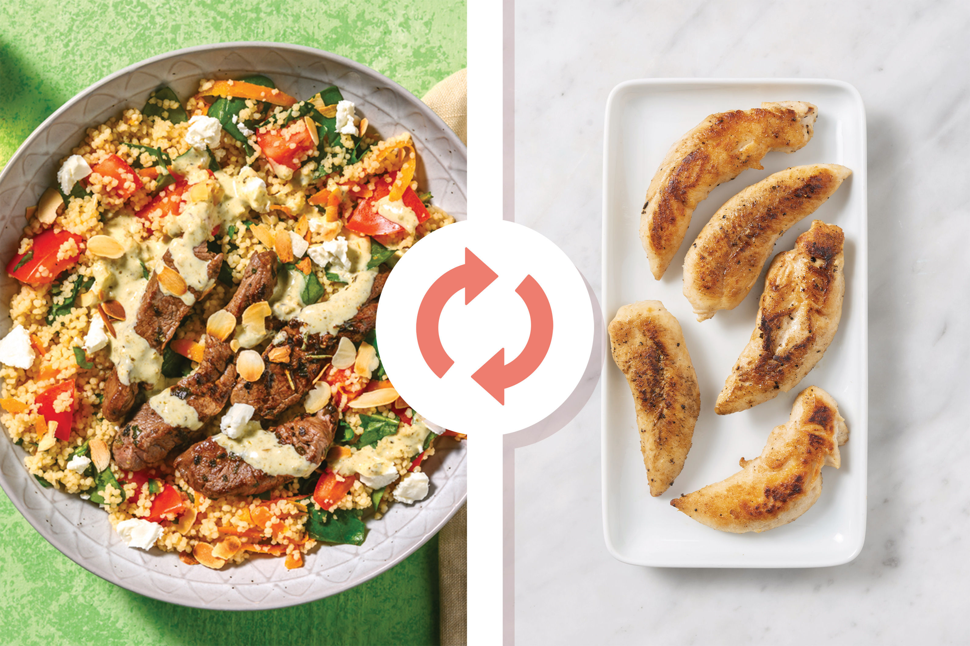 Herby Chicken & Wholemeal Veggie Couscous Recipe HelloFresh