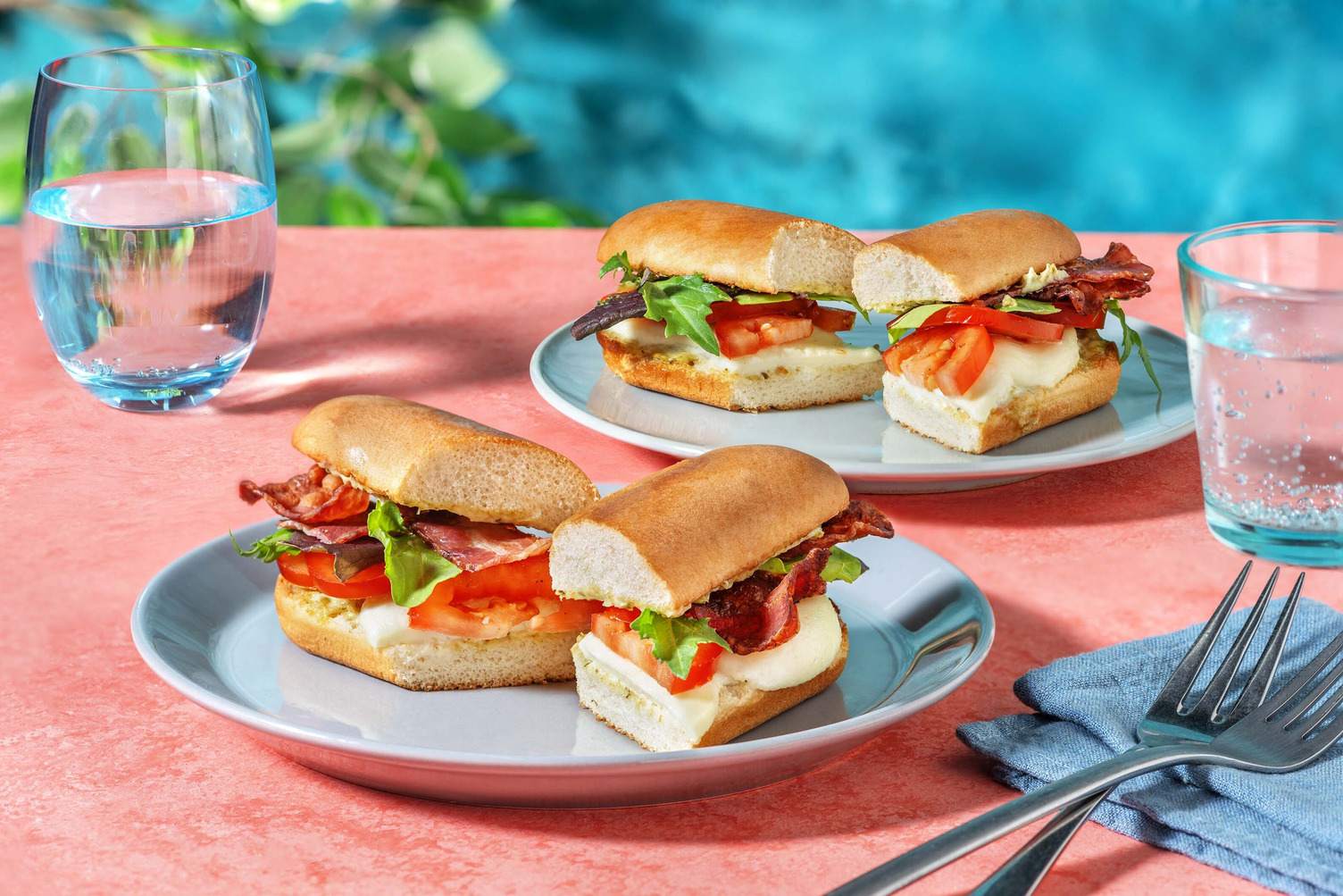 Pesto Mozzarella BLTs Recipe HelloFresh