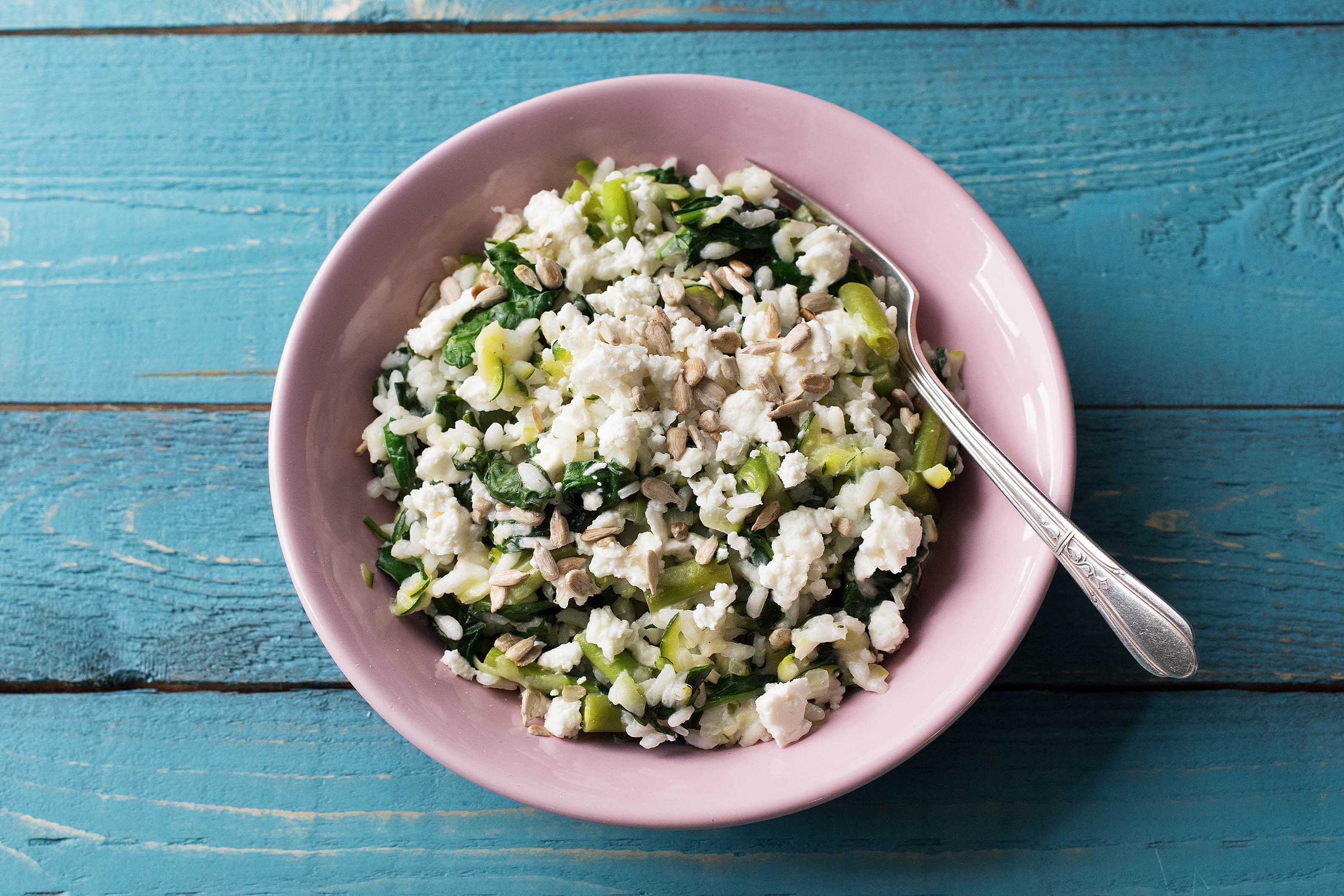 Pesto, Zucchini & Fetta Risotto Recipe HelloFresh