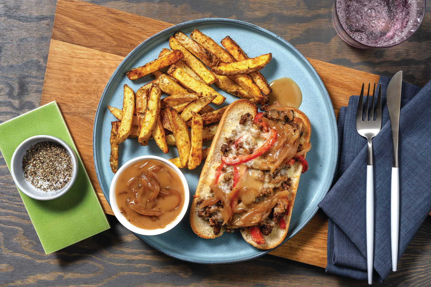 Philly Cheese Sloppy Joe Subs Recipe HelloFresh