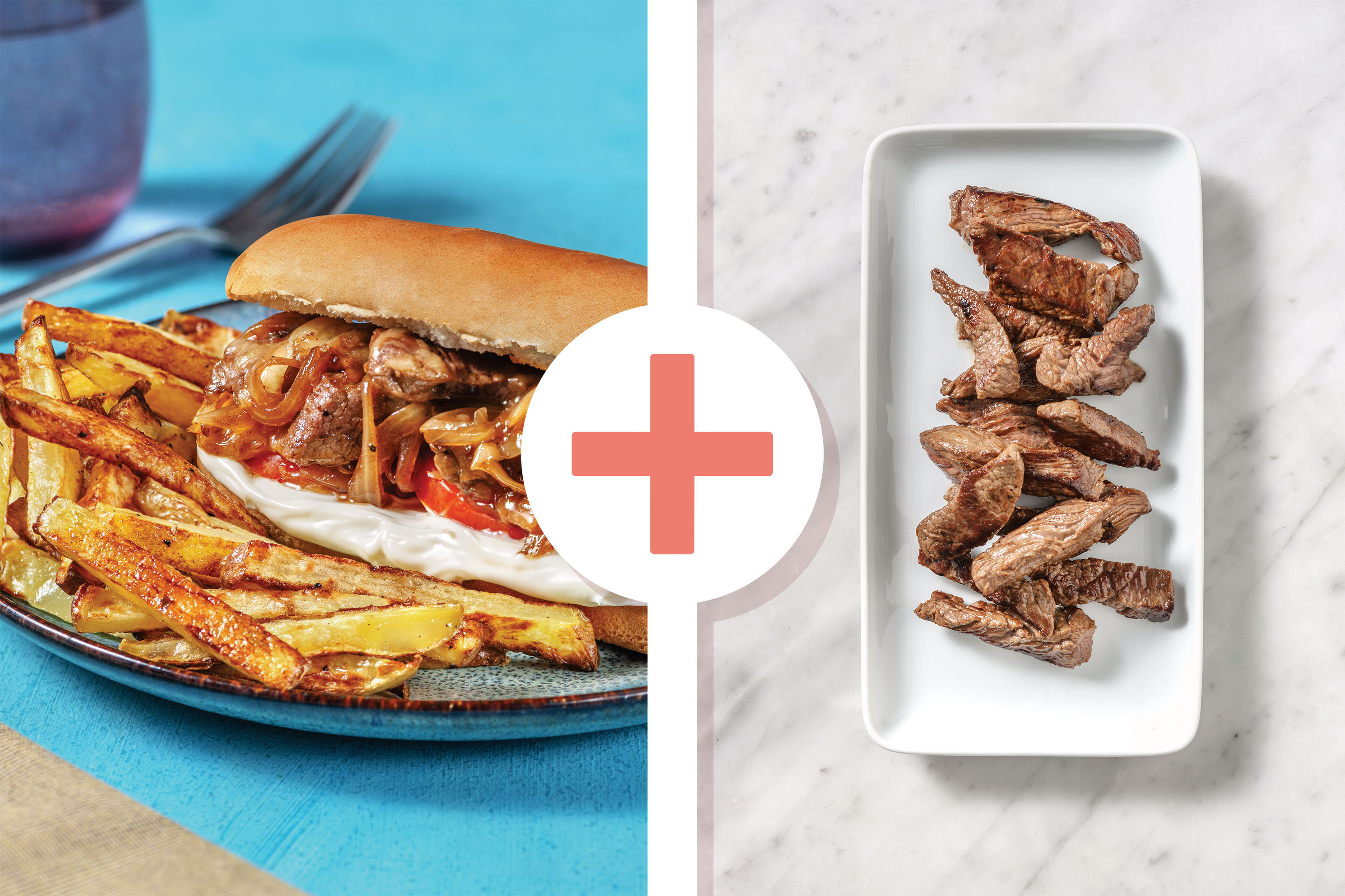 Double Sub Menu Double Philly-Style Beef & Cheese Subs Recipe | HelloFresh