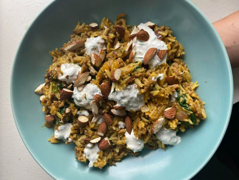 Chili Spiced Beef Pilaf HelloFresh