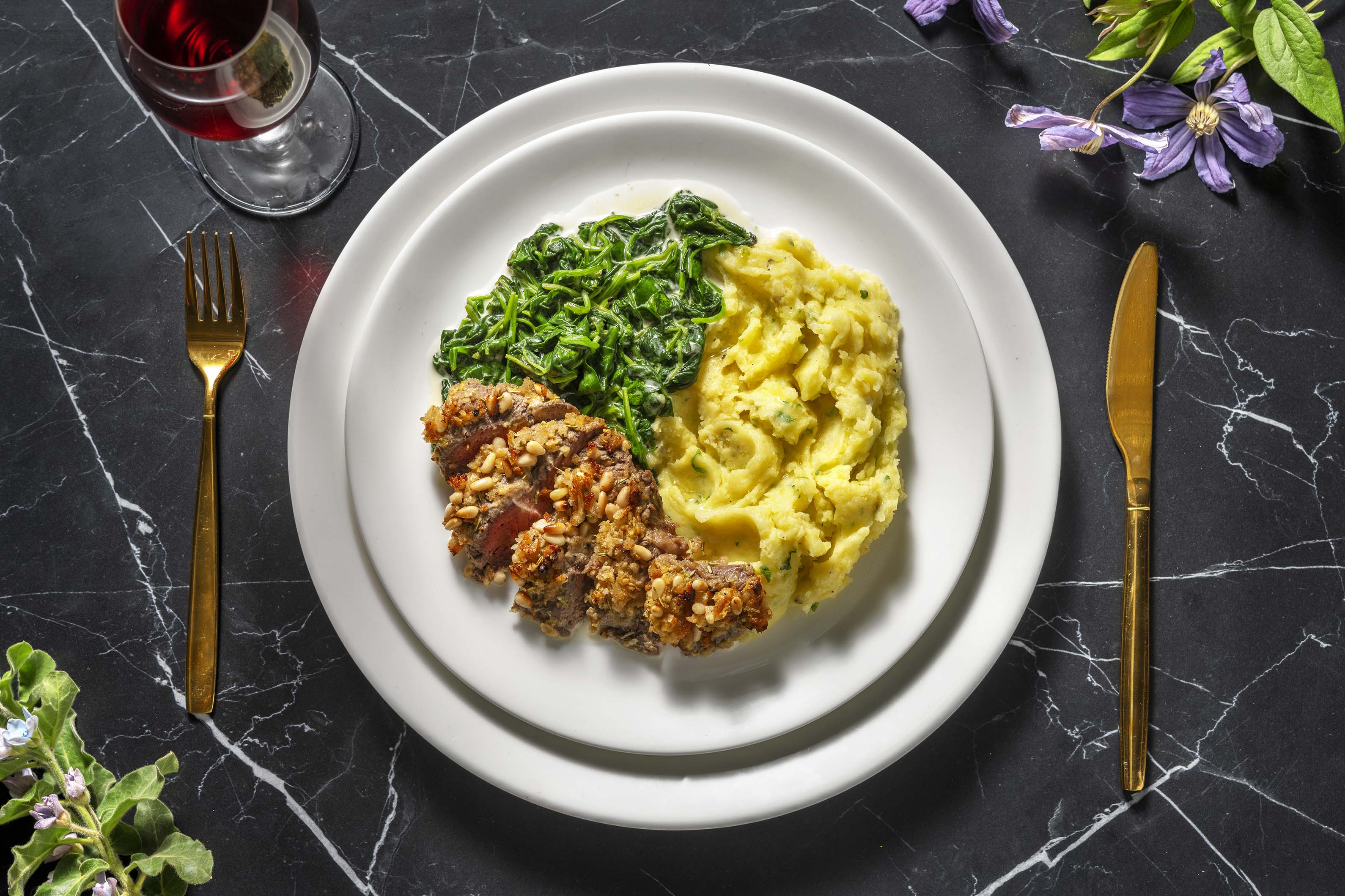 Pine Nut Crusted Lamb Steak Recipe HelloFresh