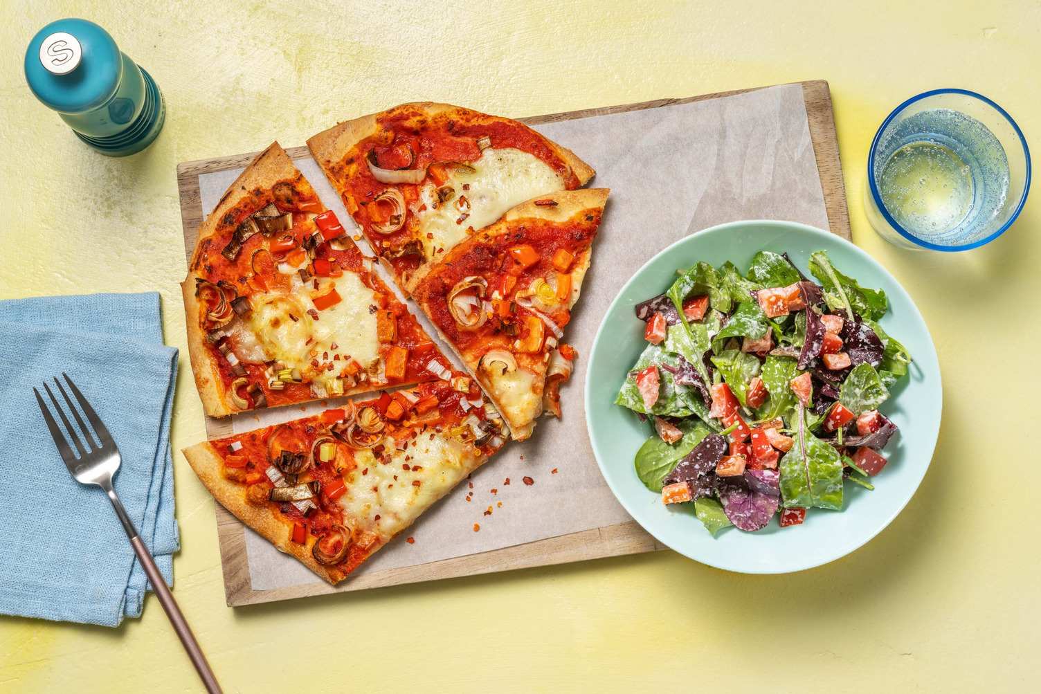 Fresh Mozzarella and Zesty Marinara Pizza Recipe HelloFresh