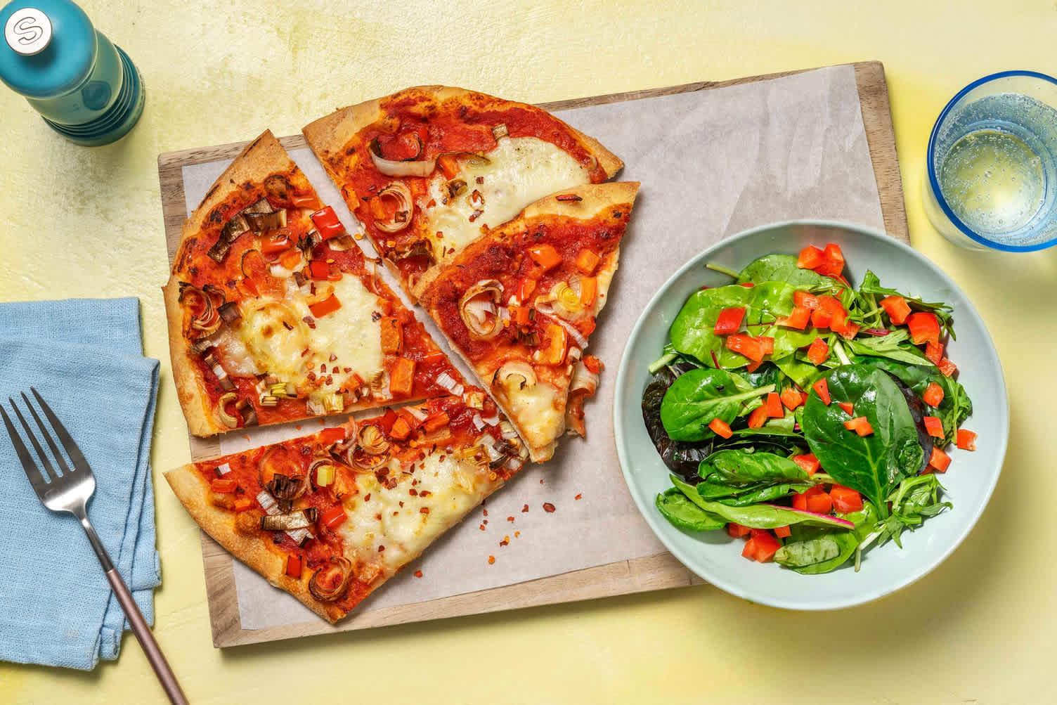 Fresh Mozzarella and Spicy Marinara Pizza Recipe HelloFresh