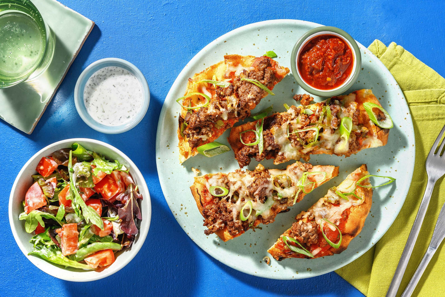 Beef Taco Flatbreads Recipe HelloFresh