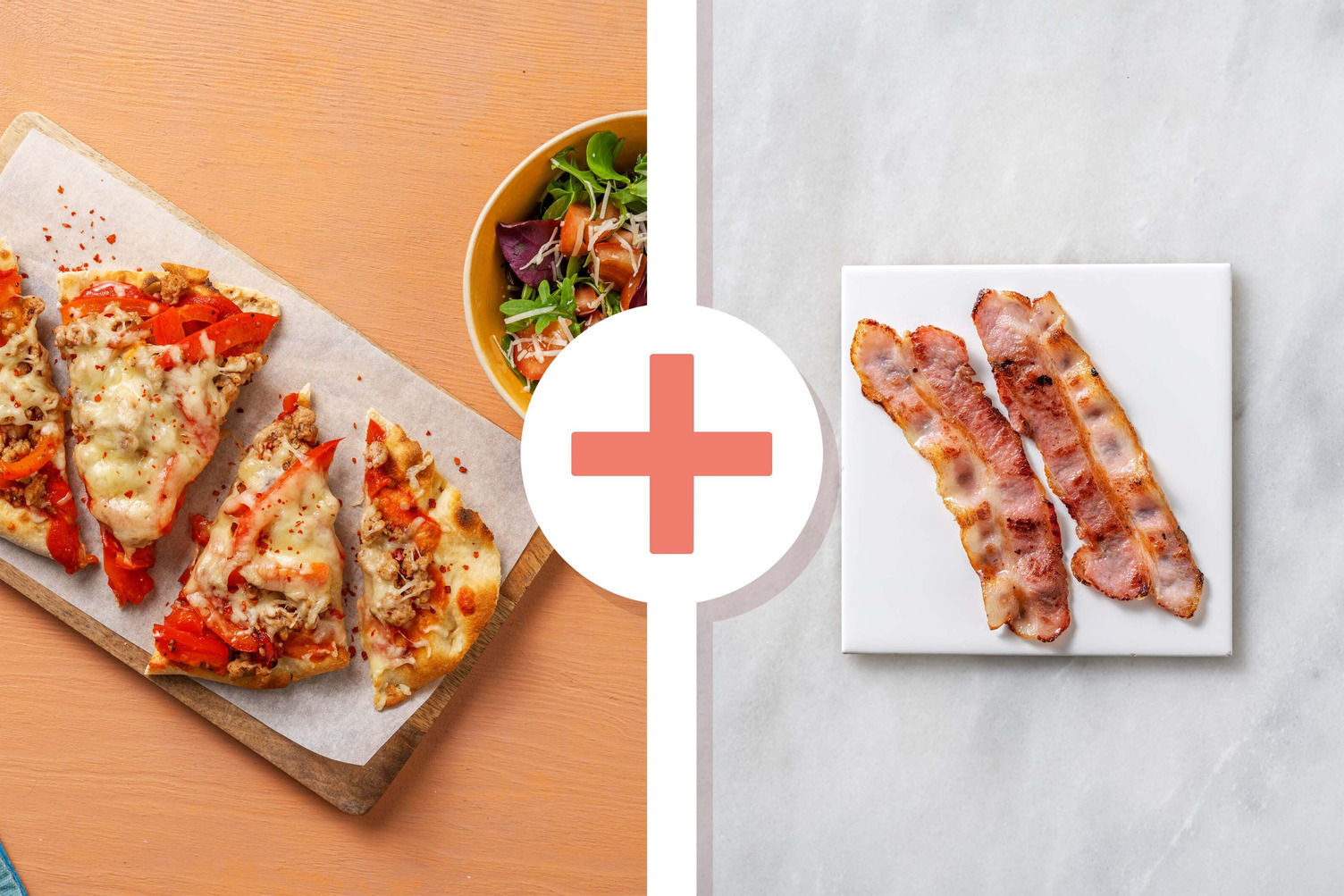 Italian Sausage and Bacon Flatbread Pizzas Recipe HelloFresh