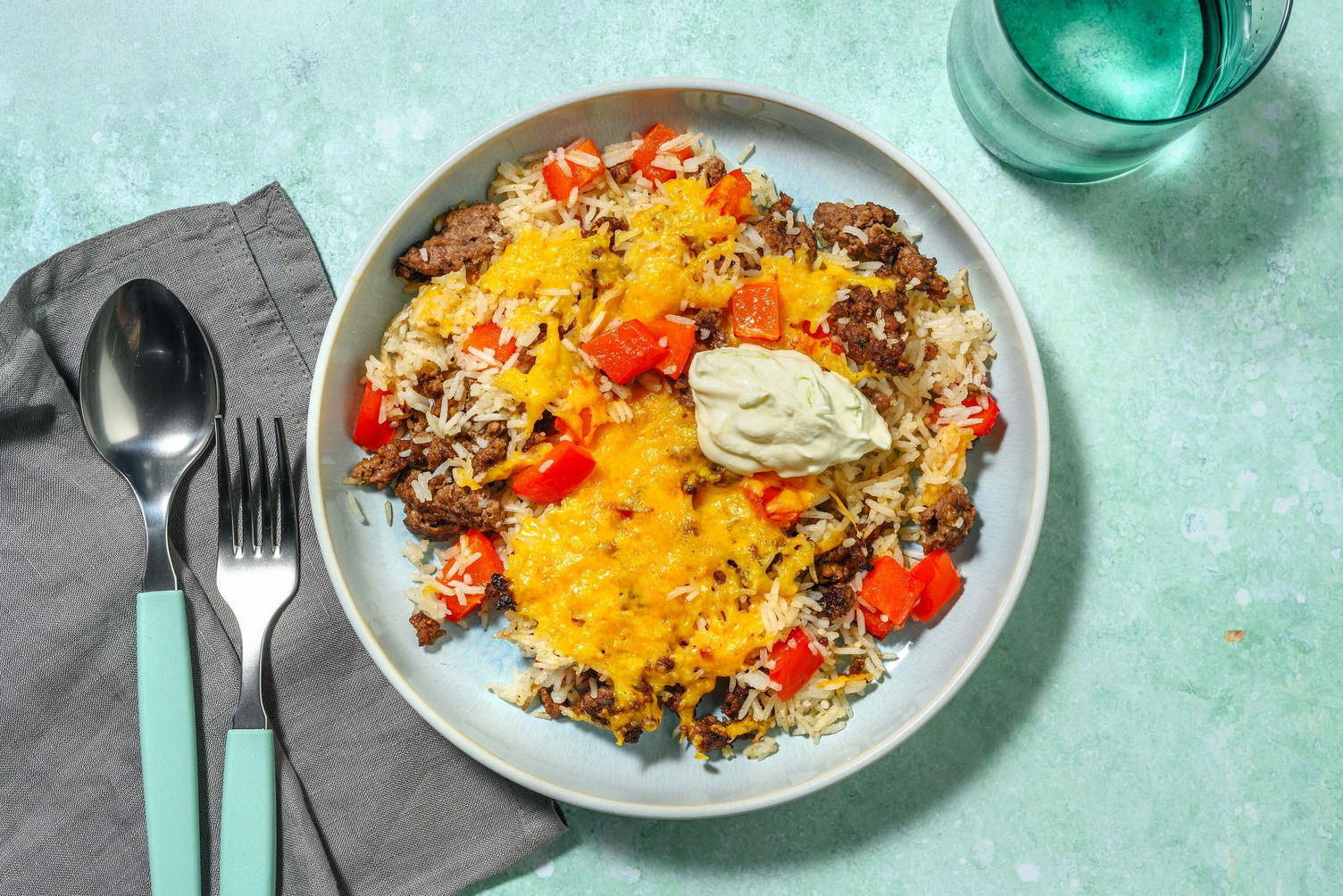 TexMex Beef and Rice Skillet Recipe HelloFresh