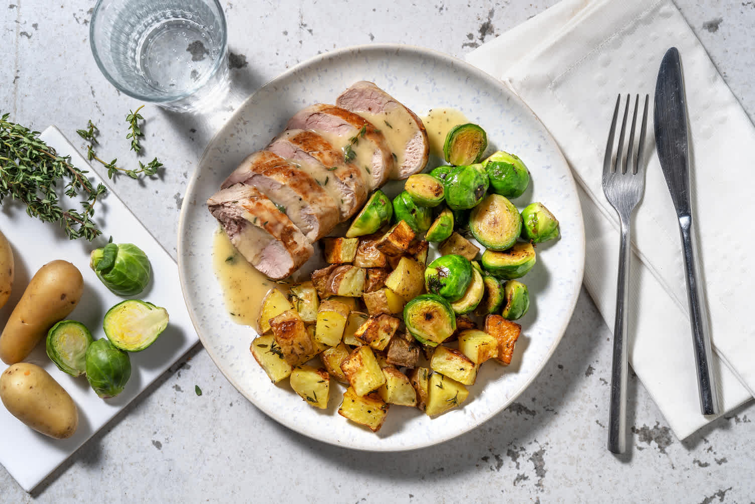 Cal Smart HoneyThyme Pork Recipe HelloFresh