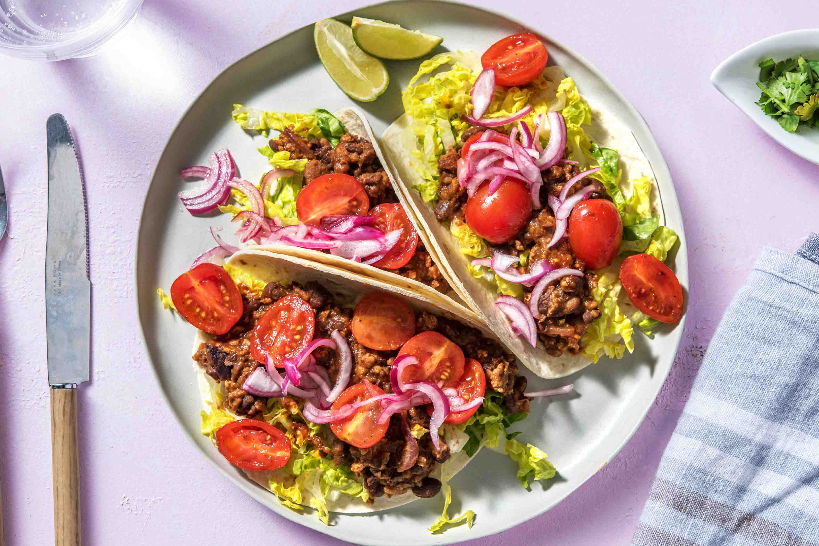 Pork and Black Bean Tacos with Chipotle Recipe HelloFresh
