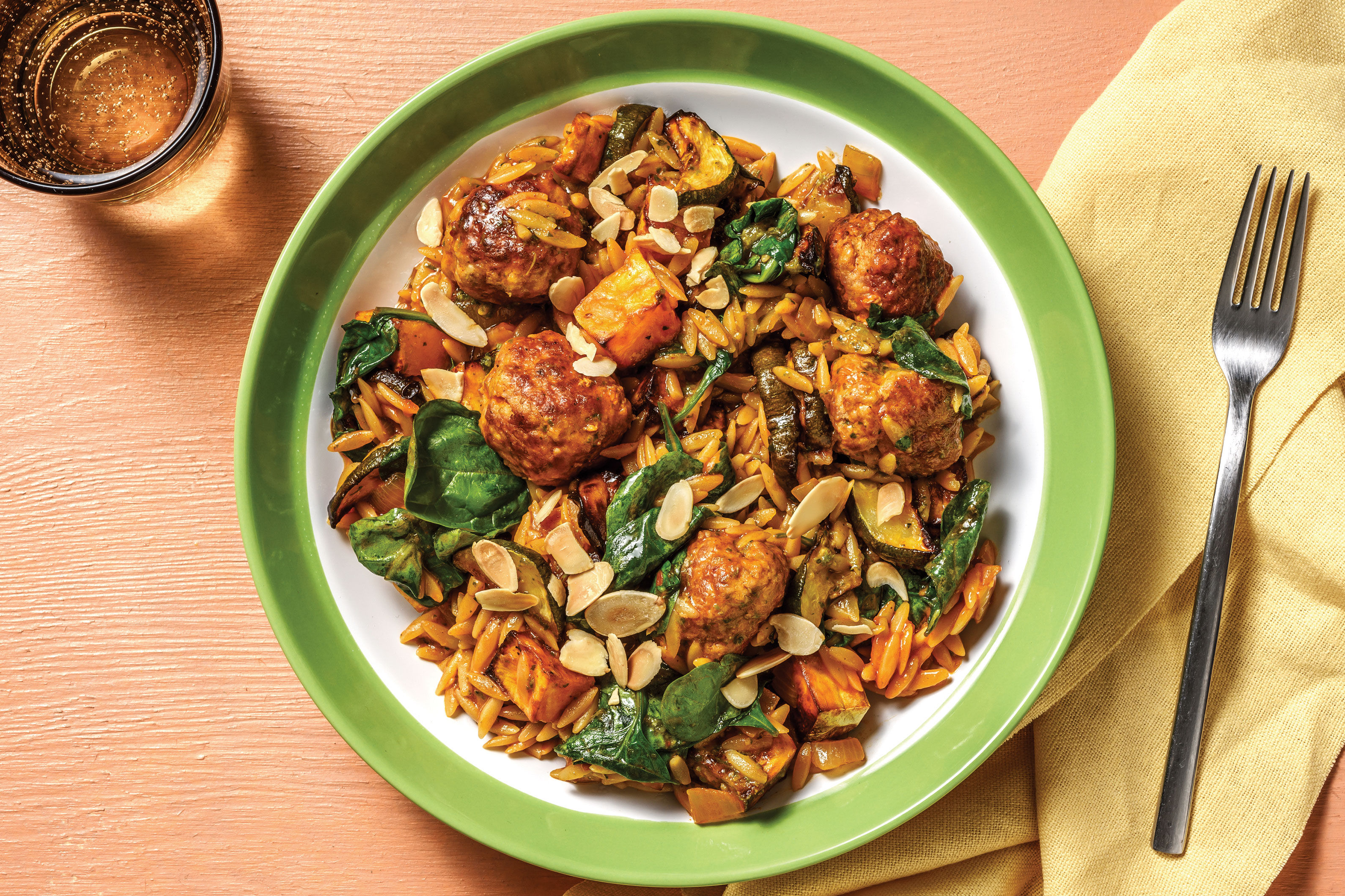 Pork Meatball & Pesto Risoni Recipe HelloFresh