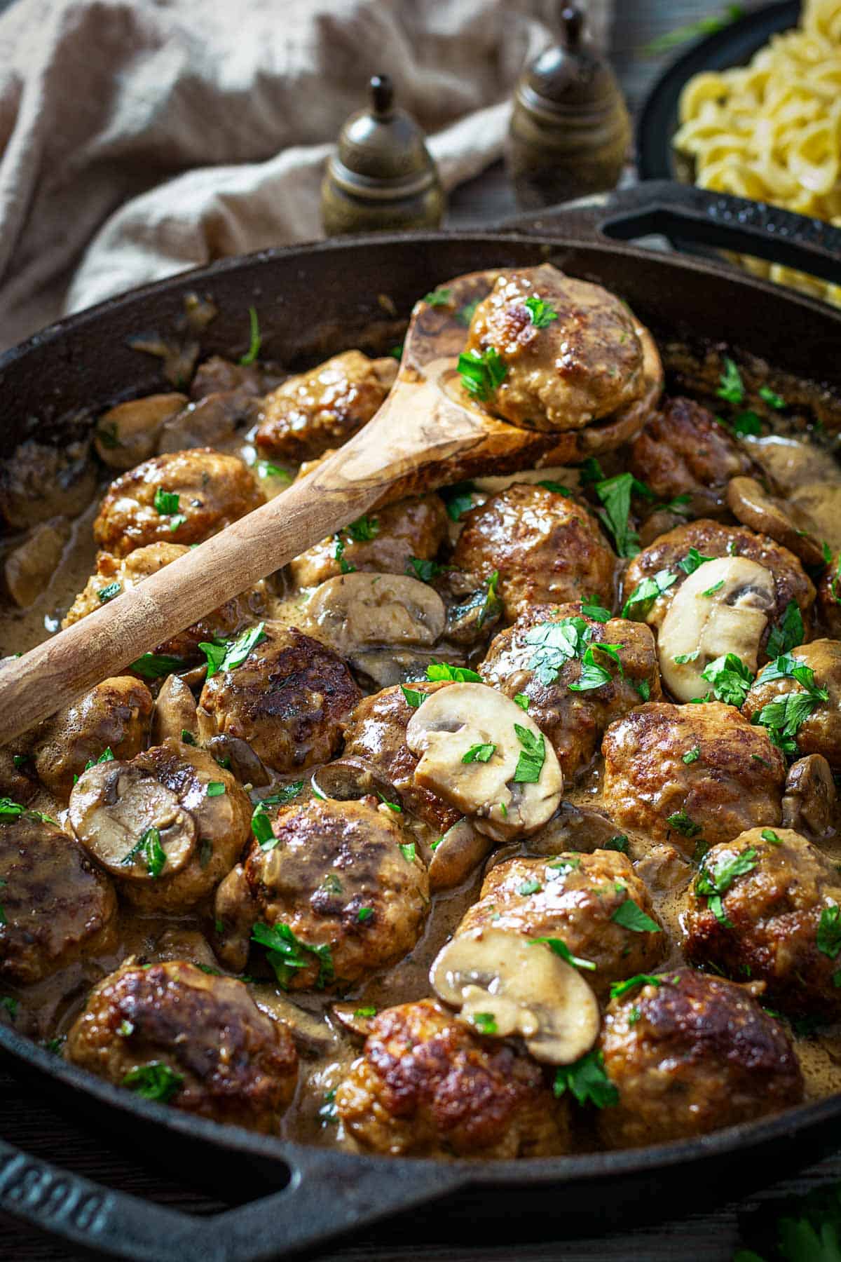 Smart Pork Meatballs in Mushroom Gravy Recipe HelloFresh