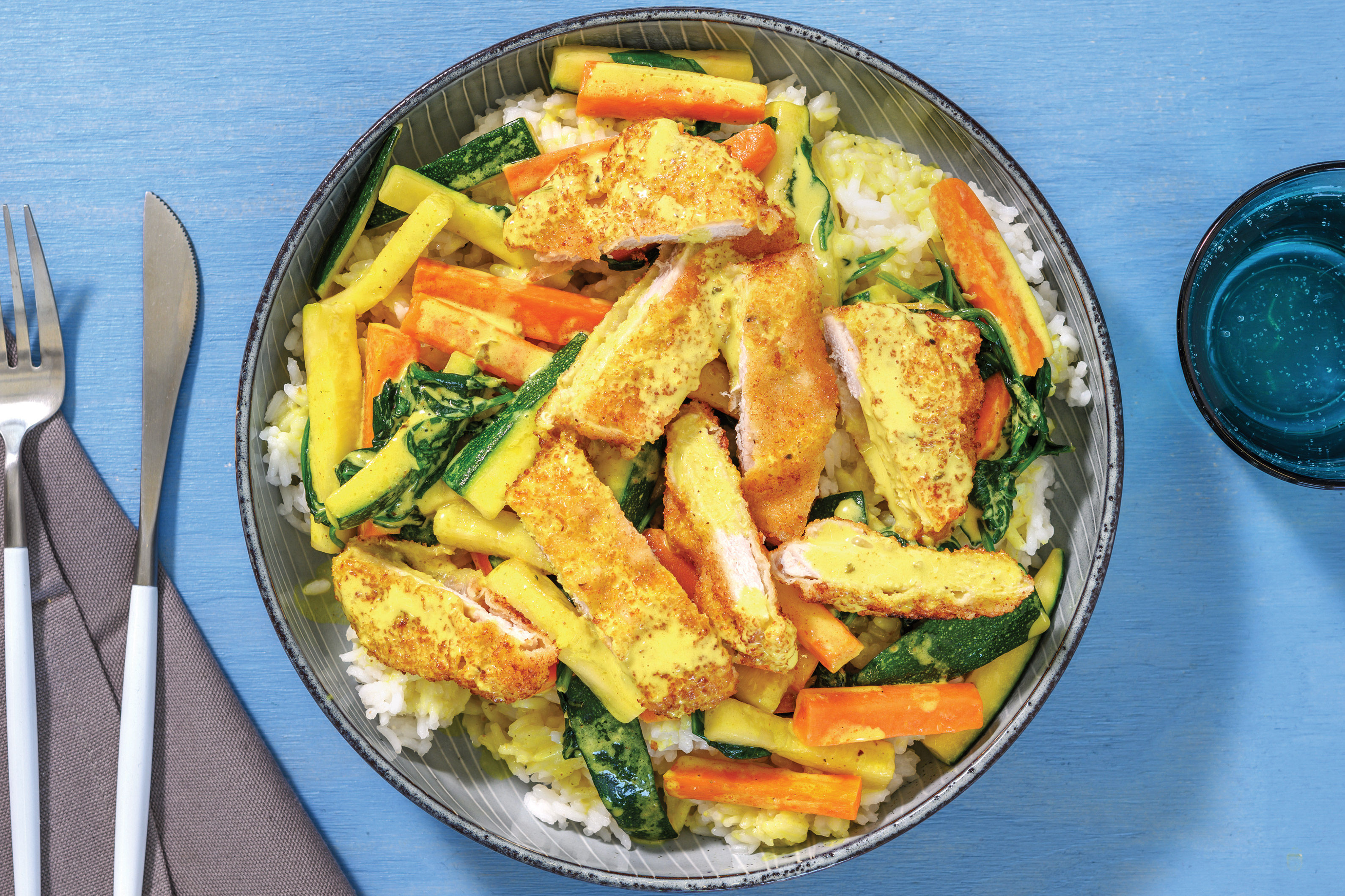 Pork Schnitzel & Coconut Curry Sauce Recipe HelloFresh