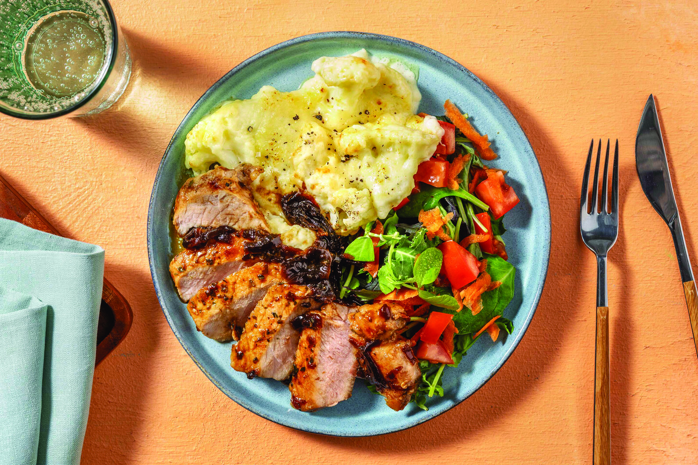 Pork Steak & Onion Chutney Glaze Recipe | HelloFresh