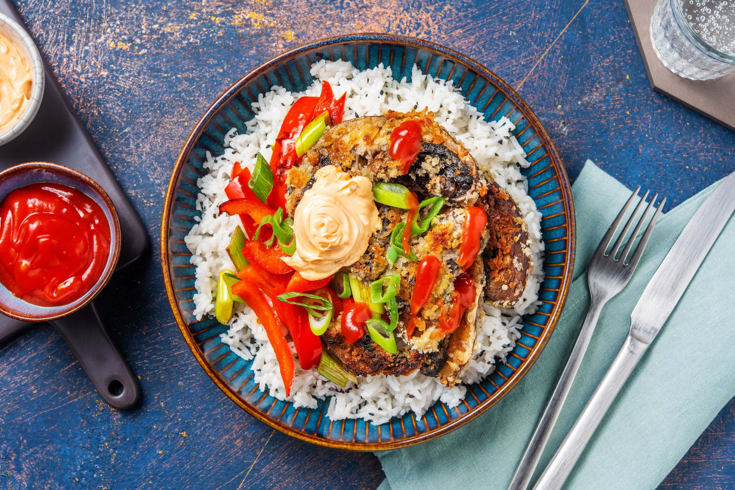 Portobello „Katsu“ mit SweetChiliKetchup Rezept HelloFresh