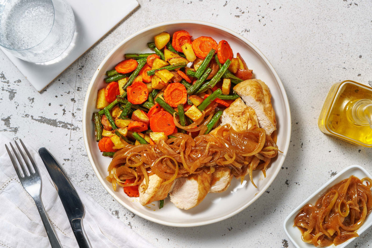 Carb Smart Chicken in Onion Gravy Recipe HelloFresh