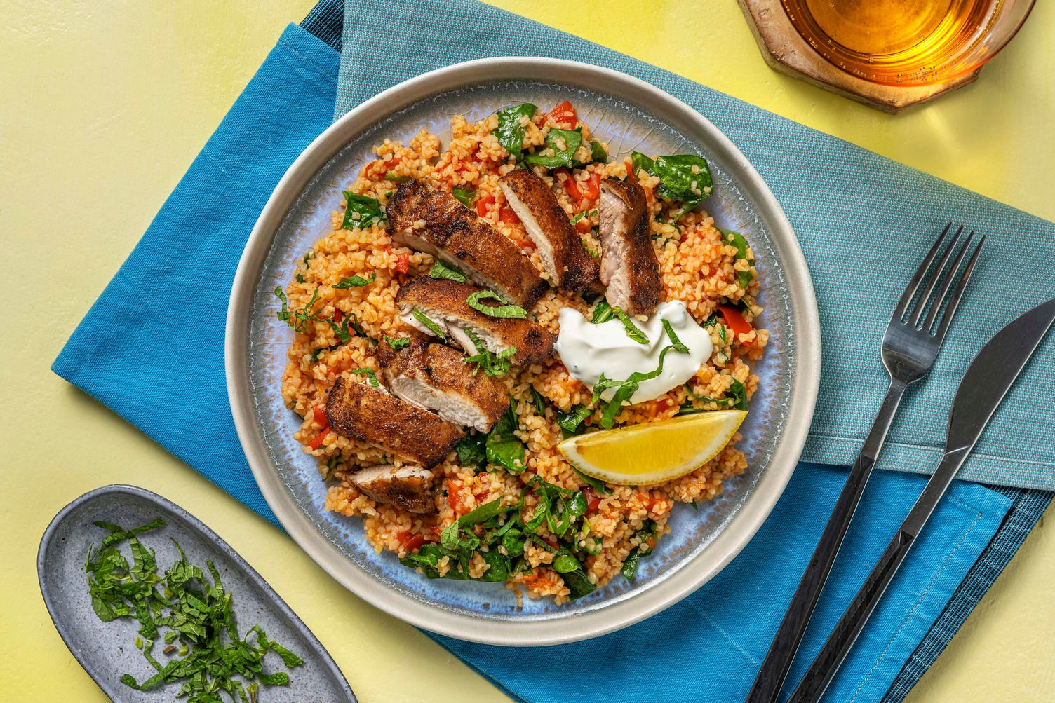 Carb Smart HarissaRoasted Chicken Recipe HelloFresh