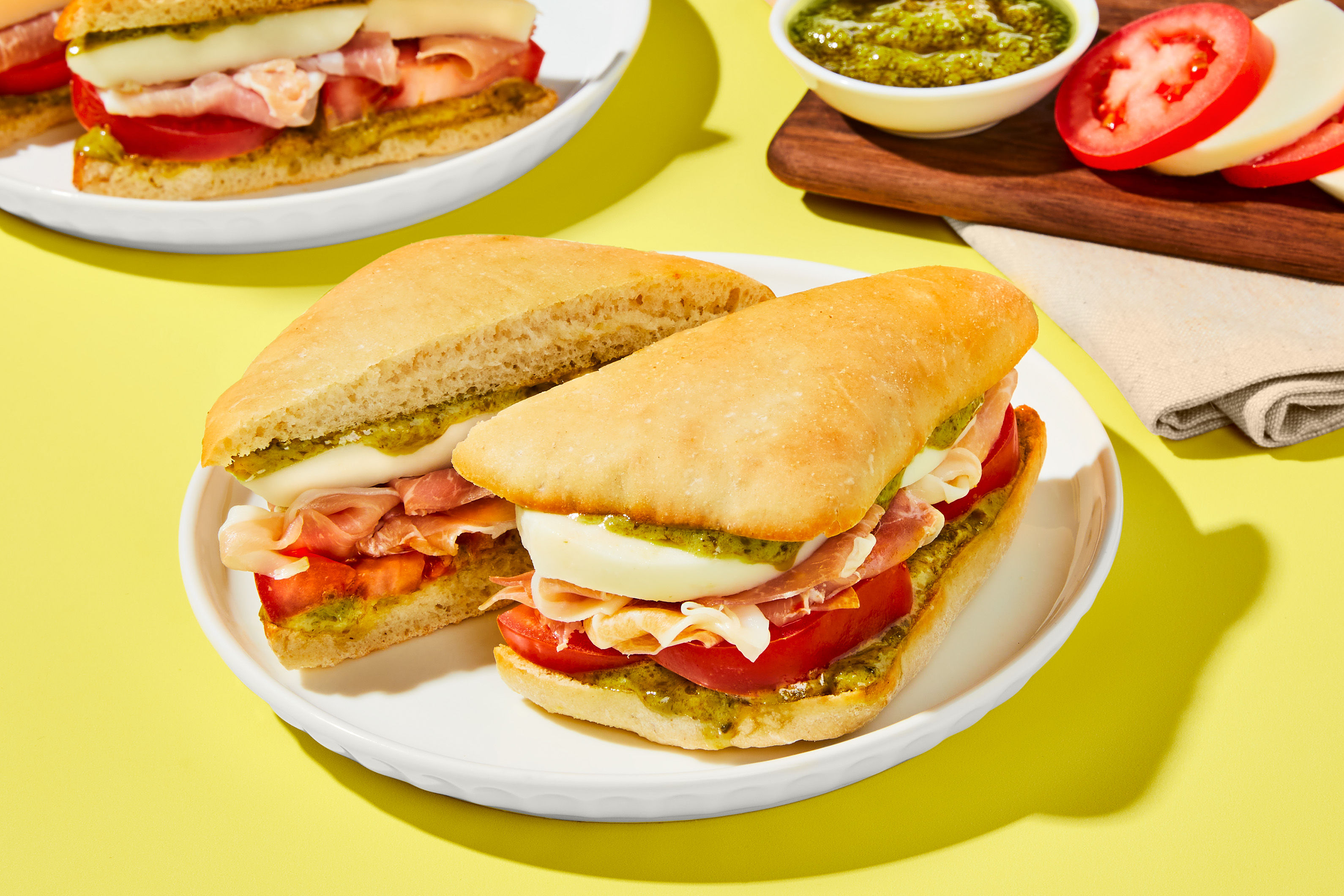 Prosciutto Caprese Sandwiches Recipe HelloFresh