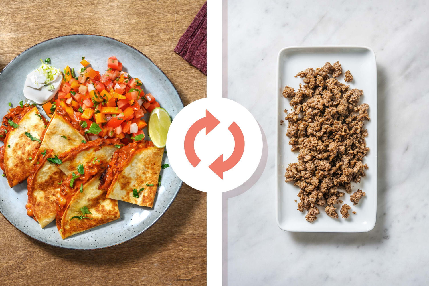 MexicanInspired Beef Quesadillas Recipe HelloFresh